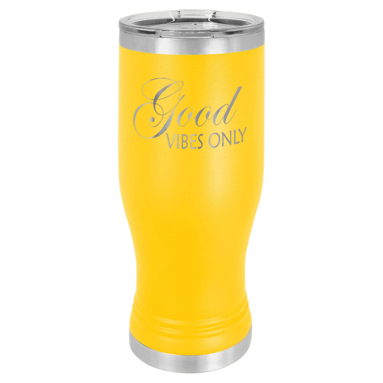 Yellow 20 oz. Polar Camel Pilsner Tumbler with Clear Lid