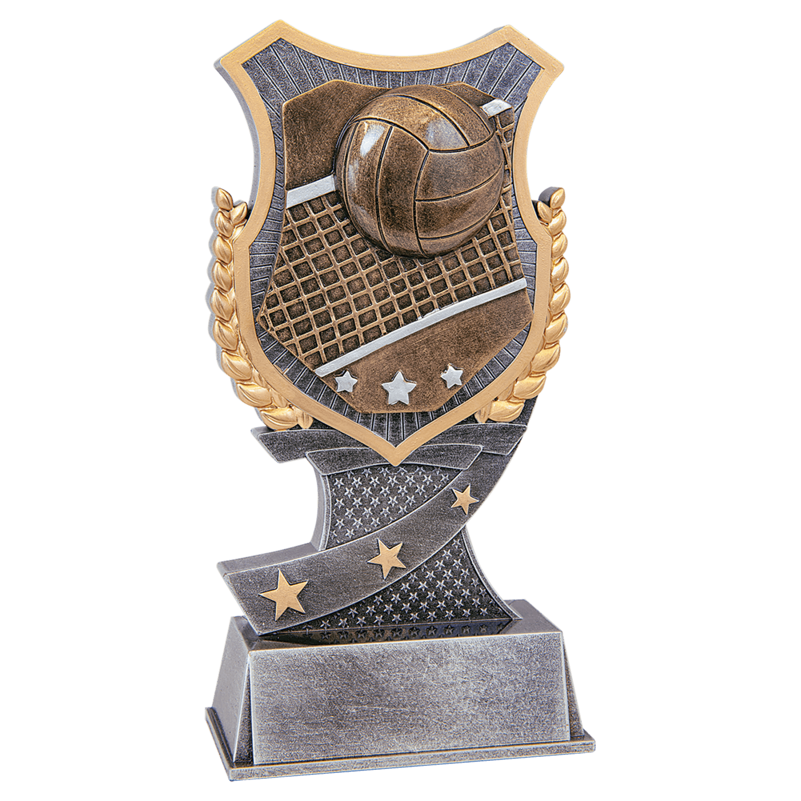 Volleyball Shield Award-7"