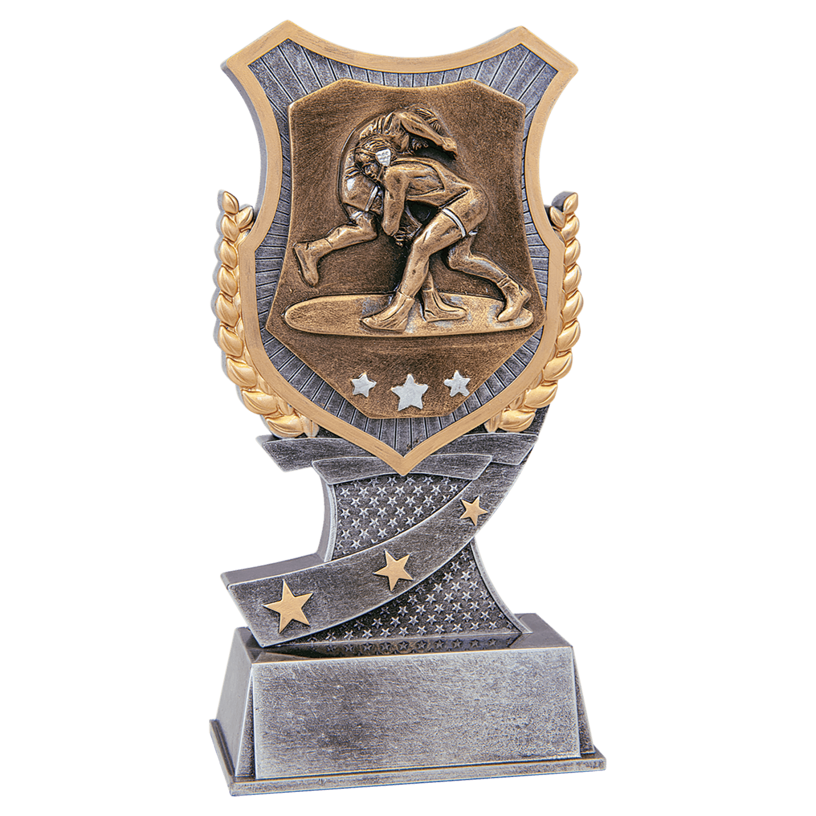 Wrestling Shield Award-7"