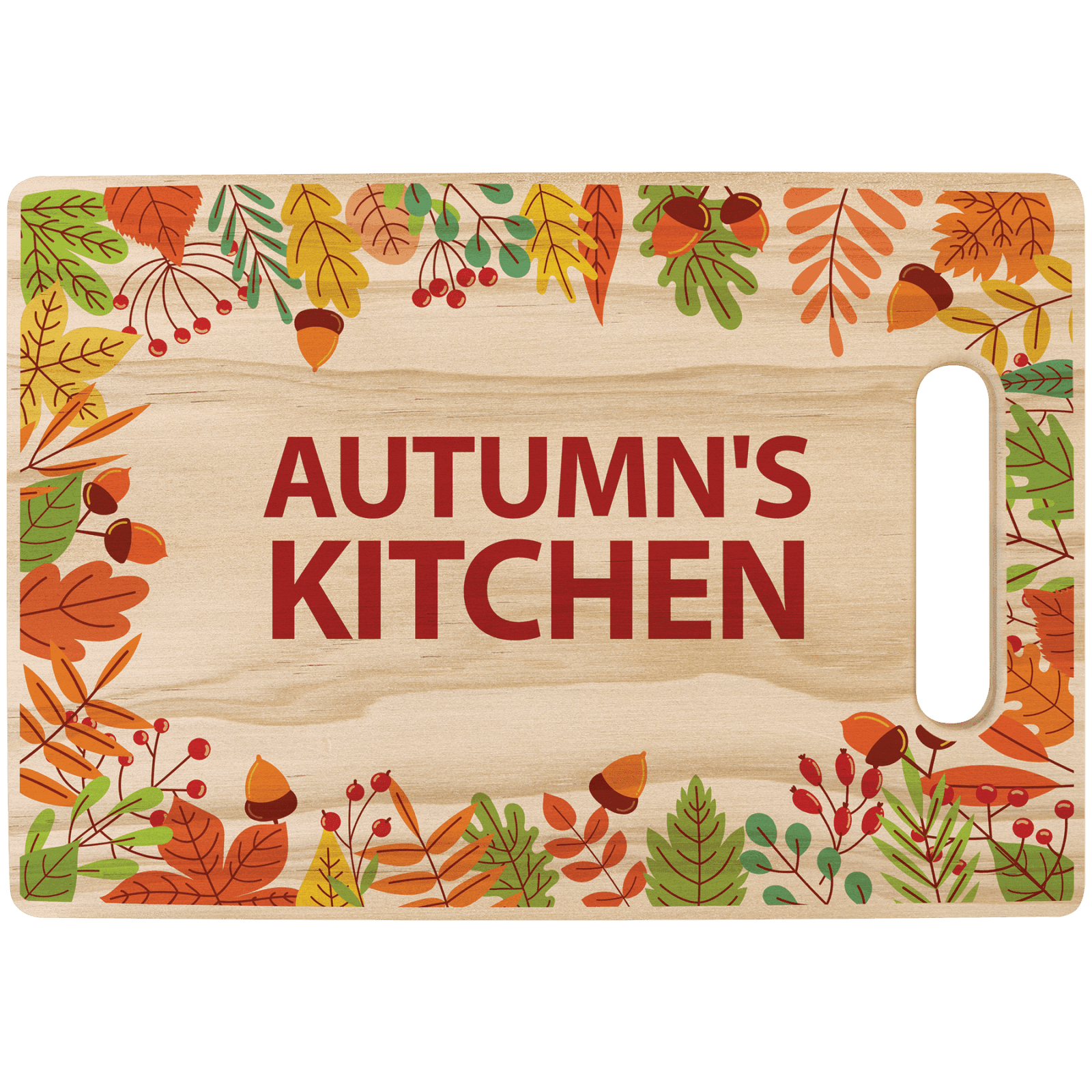 Full Color Rectangle Wood Cutting Board