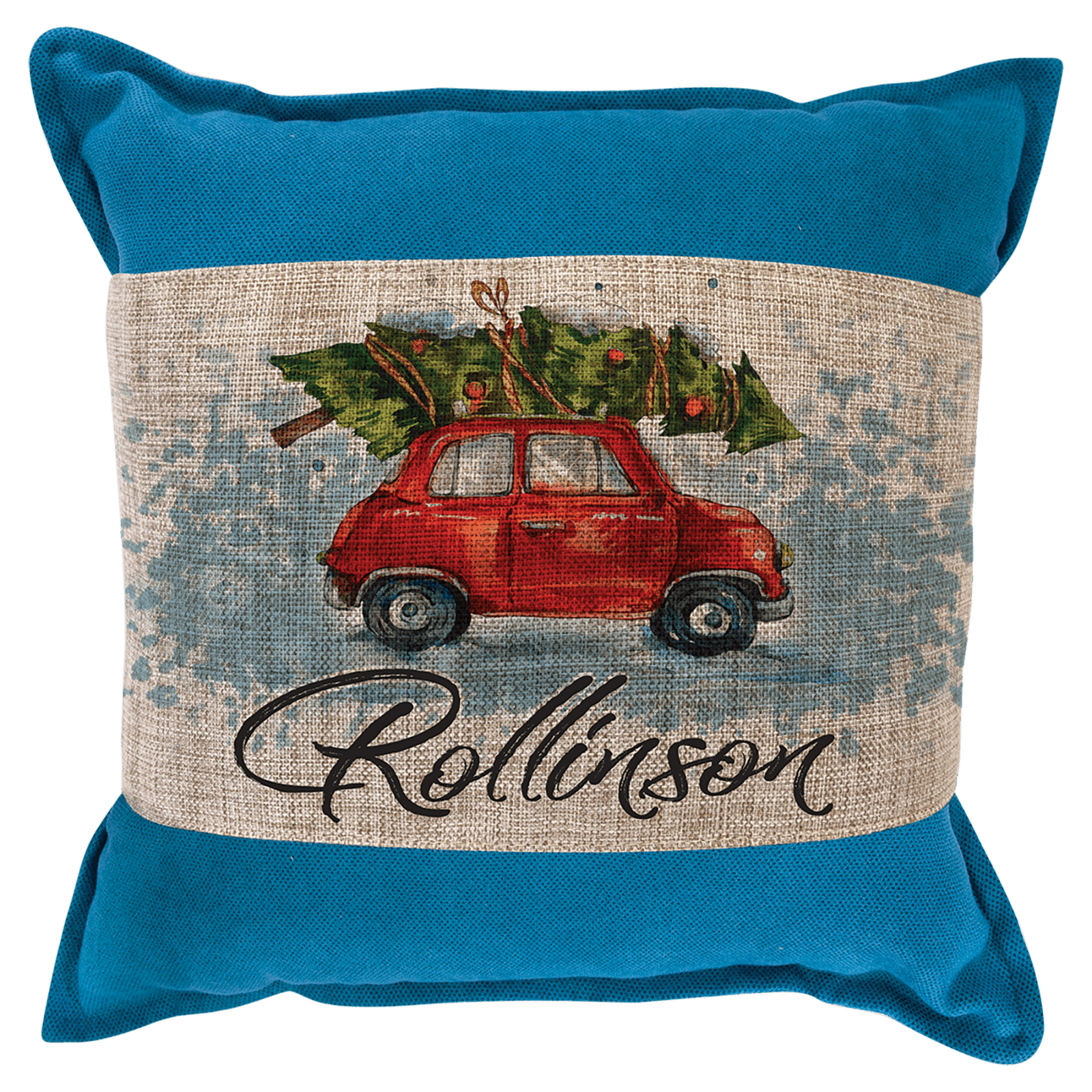 Burlap Full Color Pillow Wrap