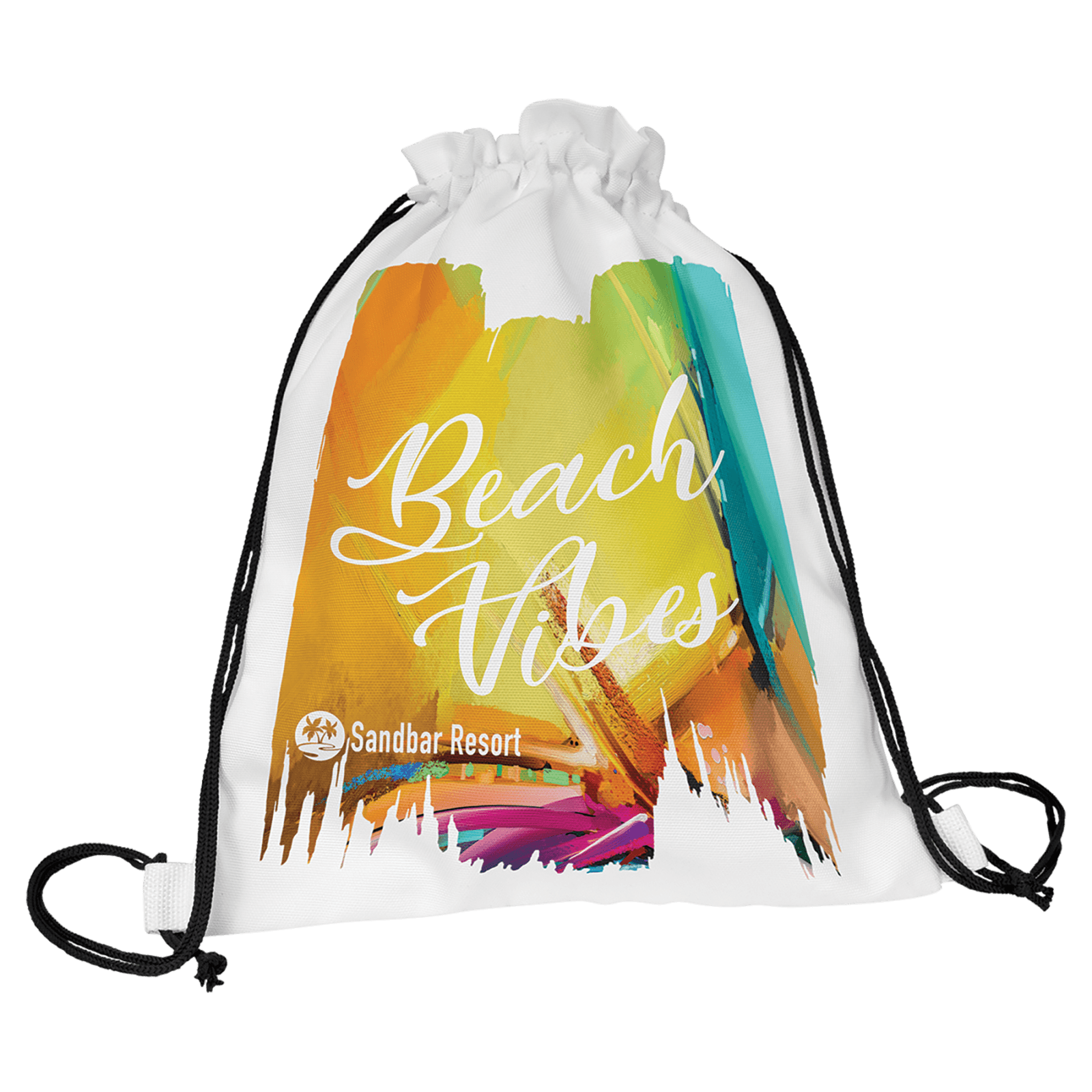 White Canvas Back Sack