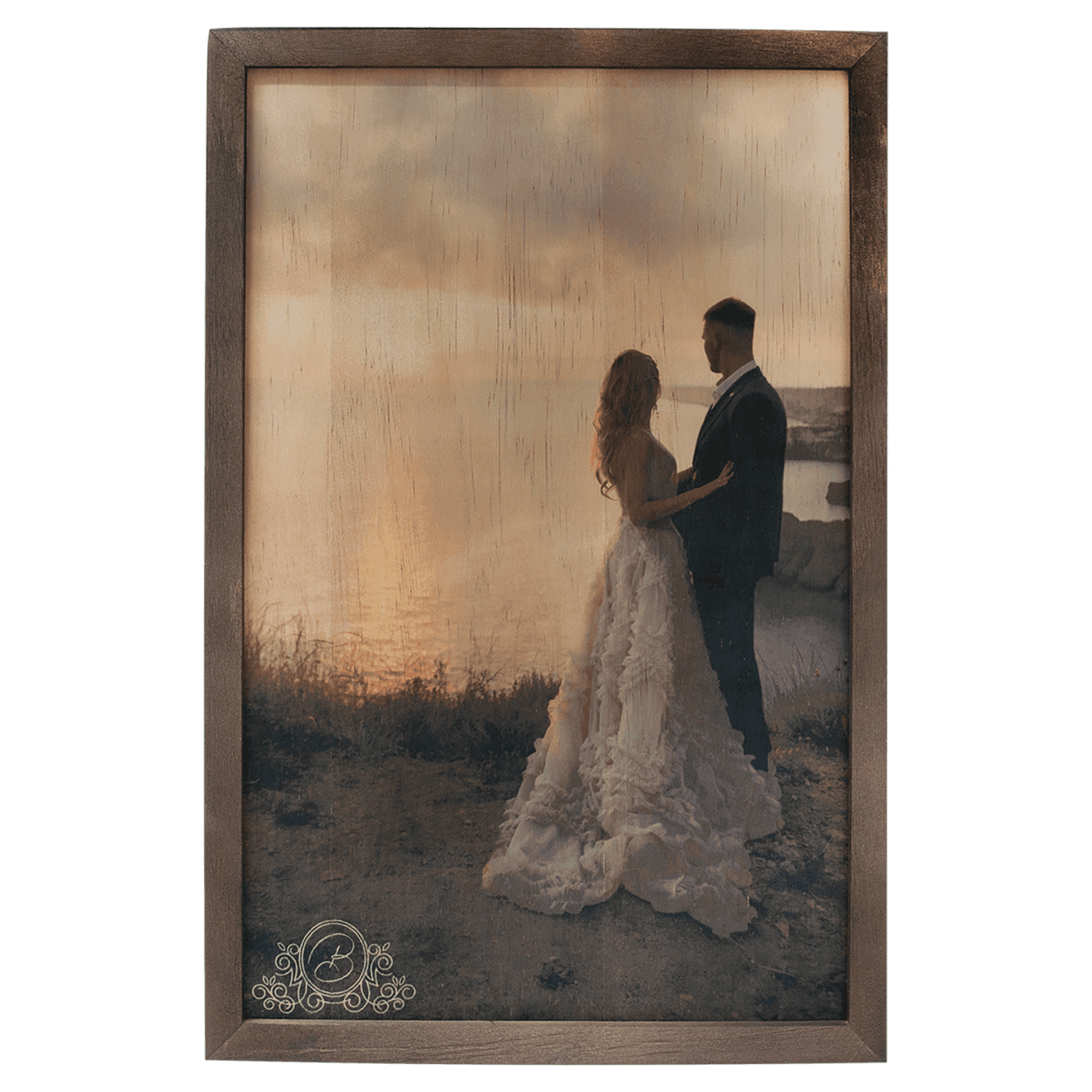 Wood Photo Panel with Frame