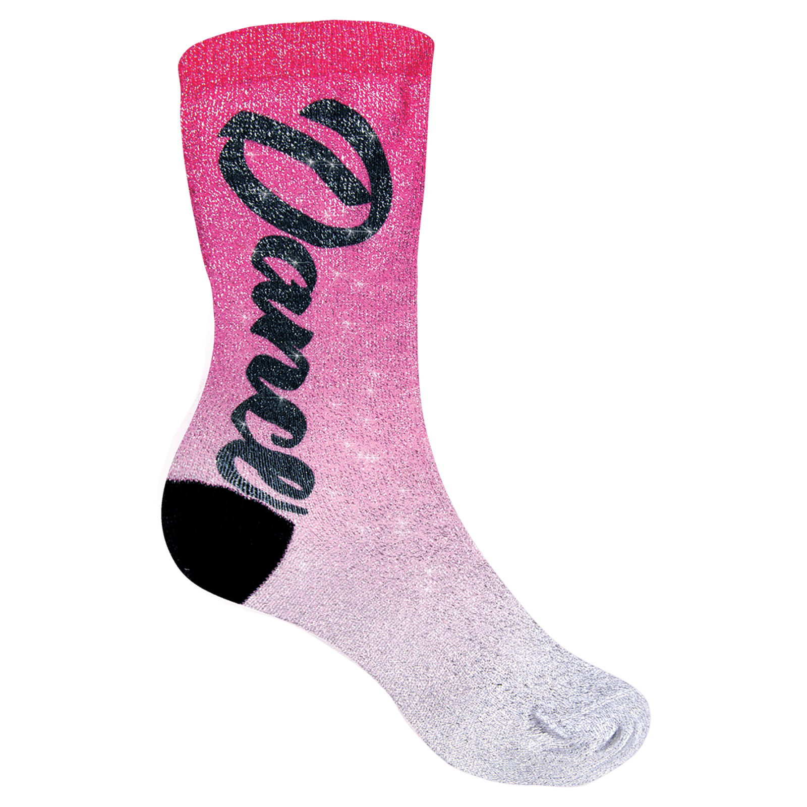 Kids Shimmer Crew Sock-One Size Fits Most