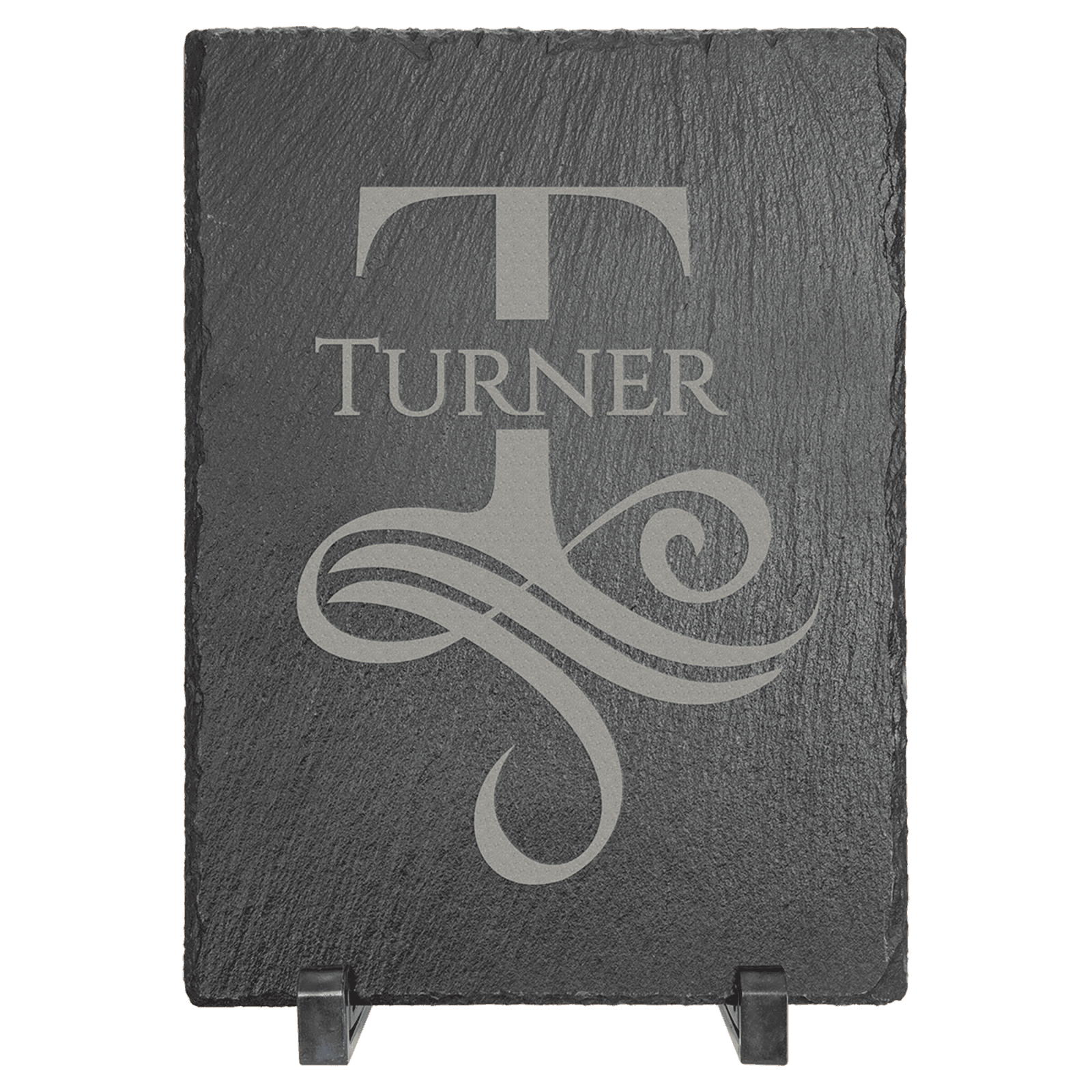 Rectangle Slate Decor with Rubber Pads and Stands