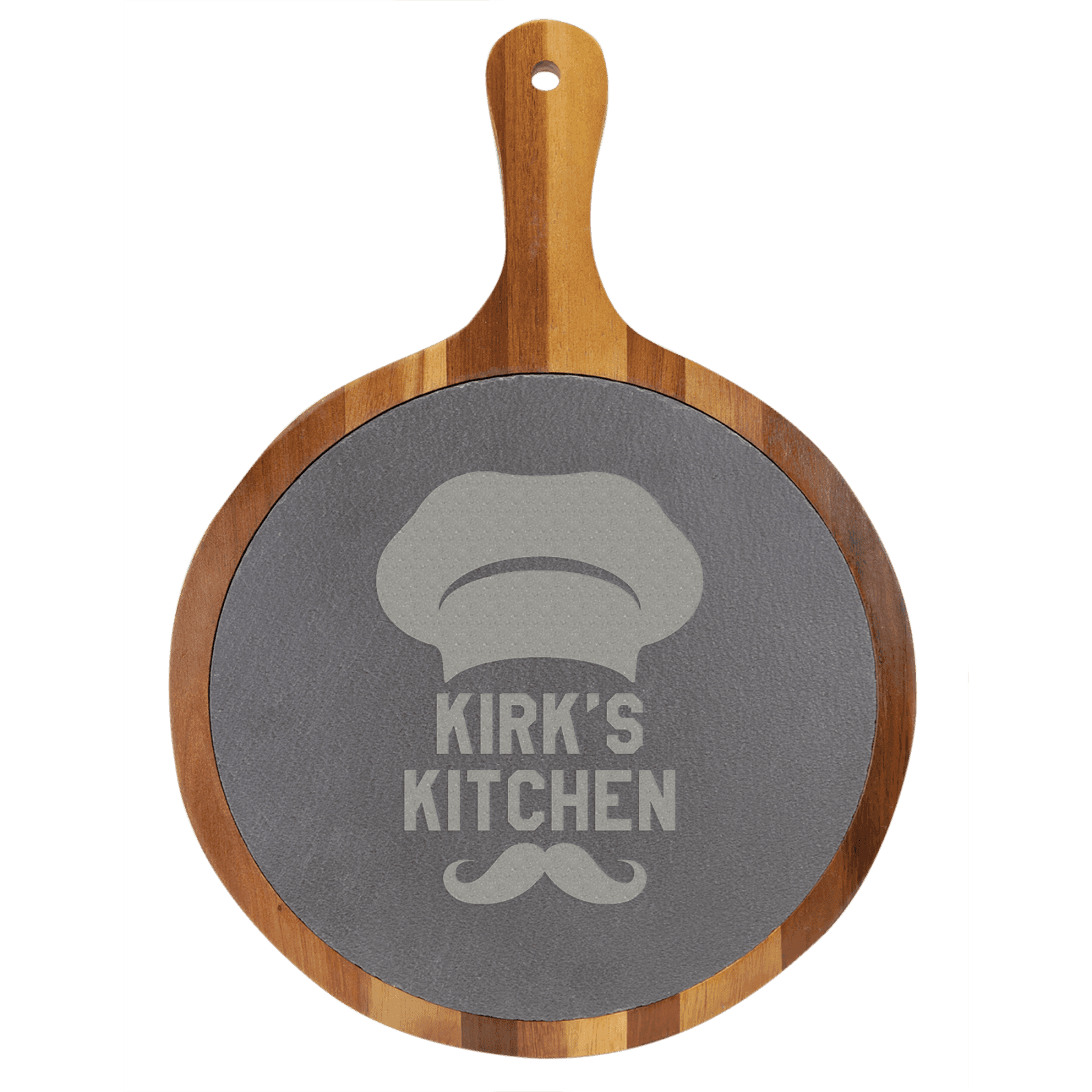 Acacia Wood with Slate Cutting Board