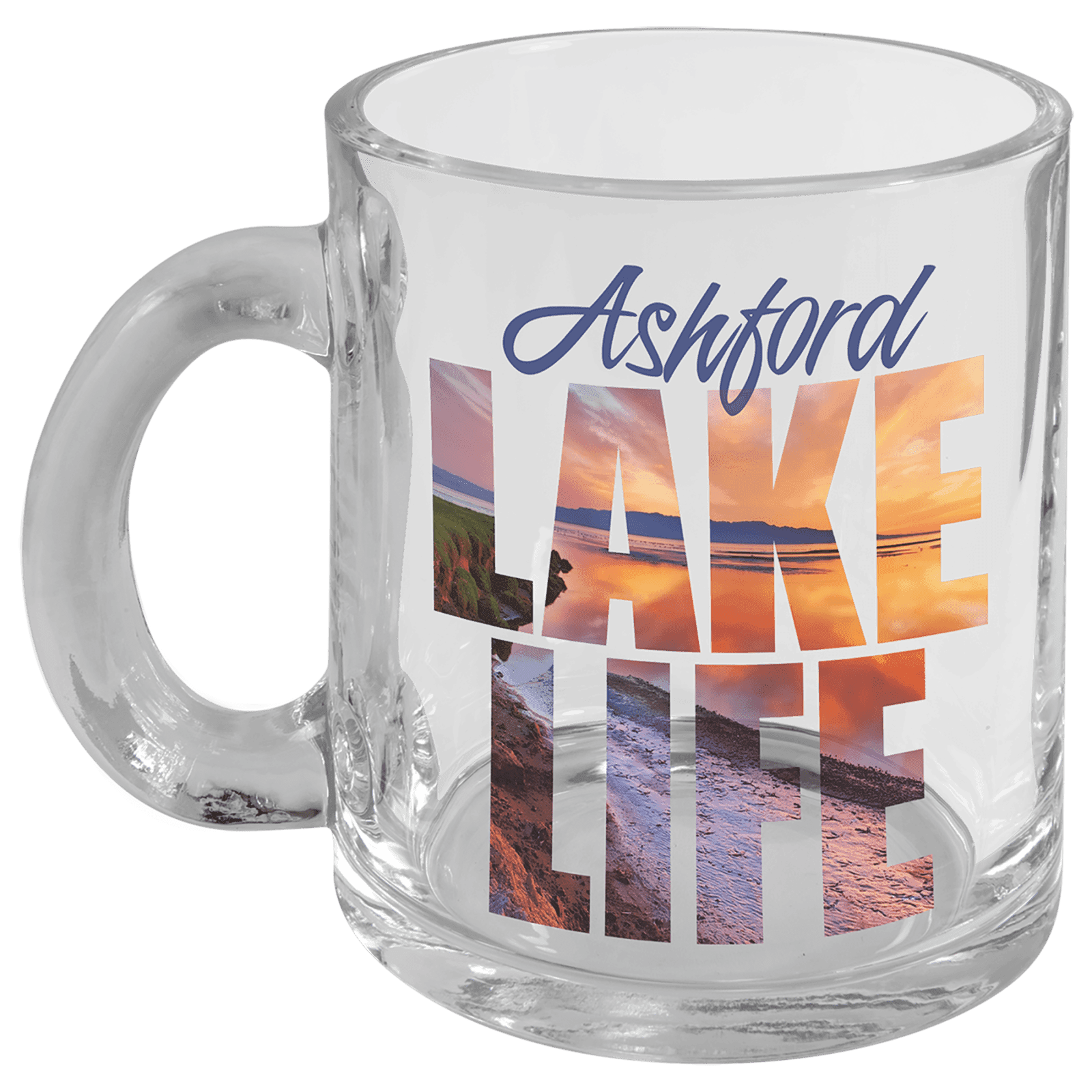 10 oz. Clear Glass Mug