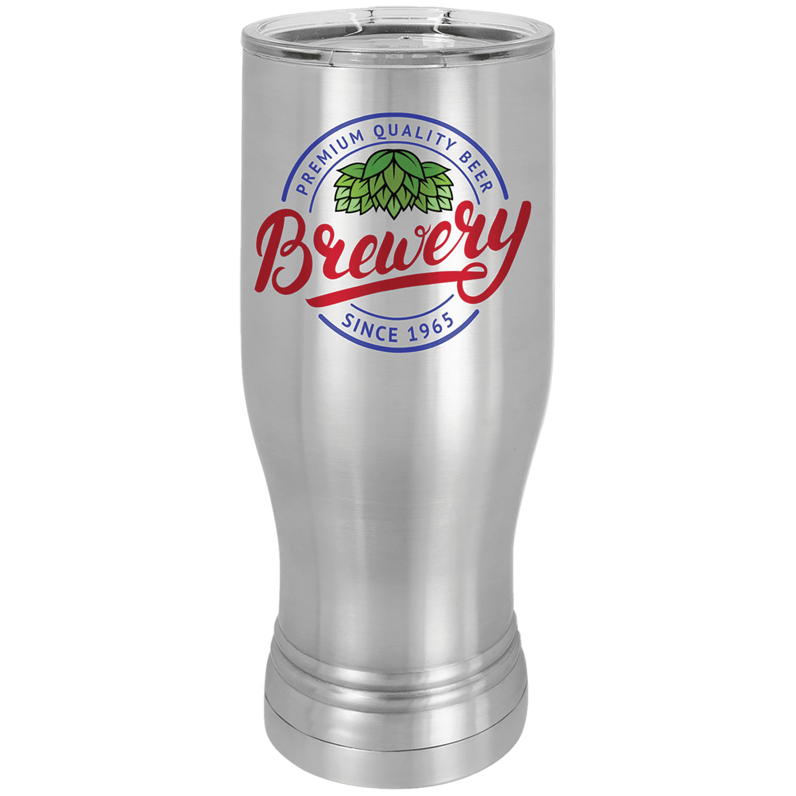 Stainless Steel Full Color Polar Camel 29 oz. Pilsner Tumbler with Clear Lid
