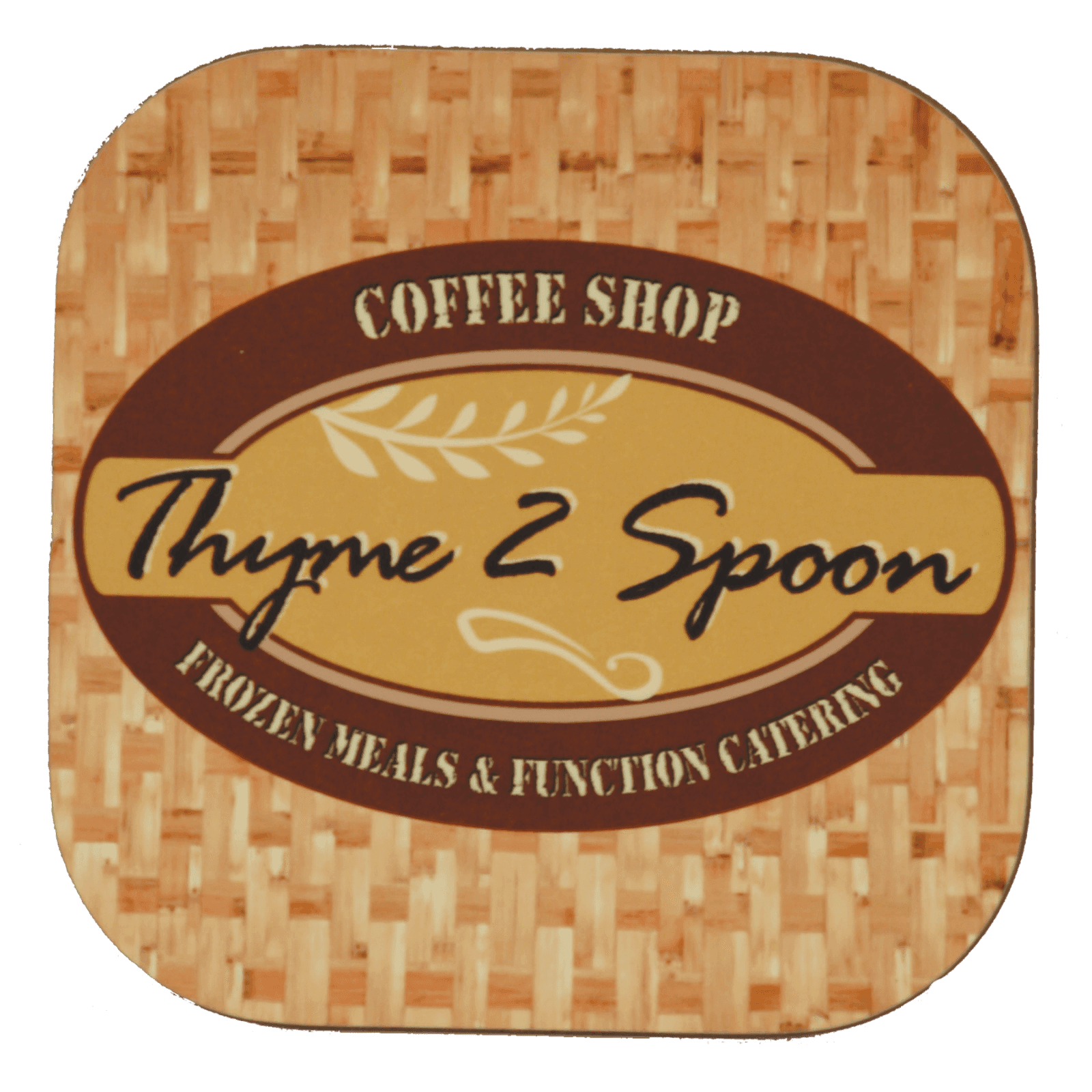 1-Sided Gloss Hardboard Square Coaster