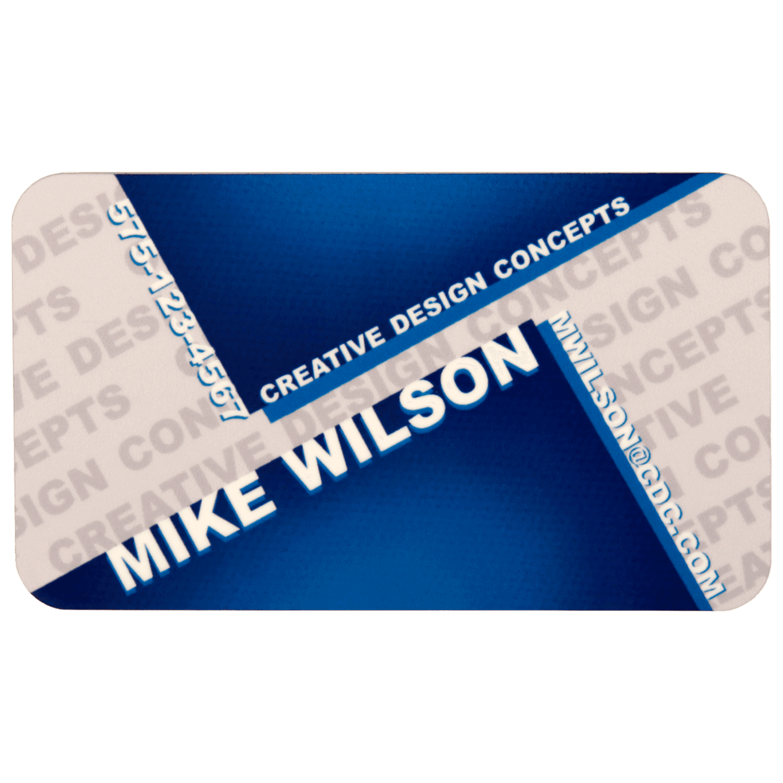 Matte White FRP Name Badge
