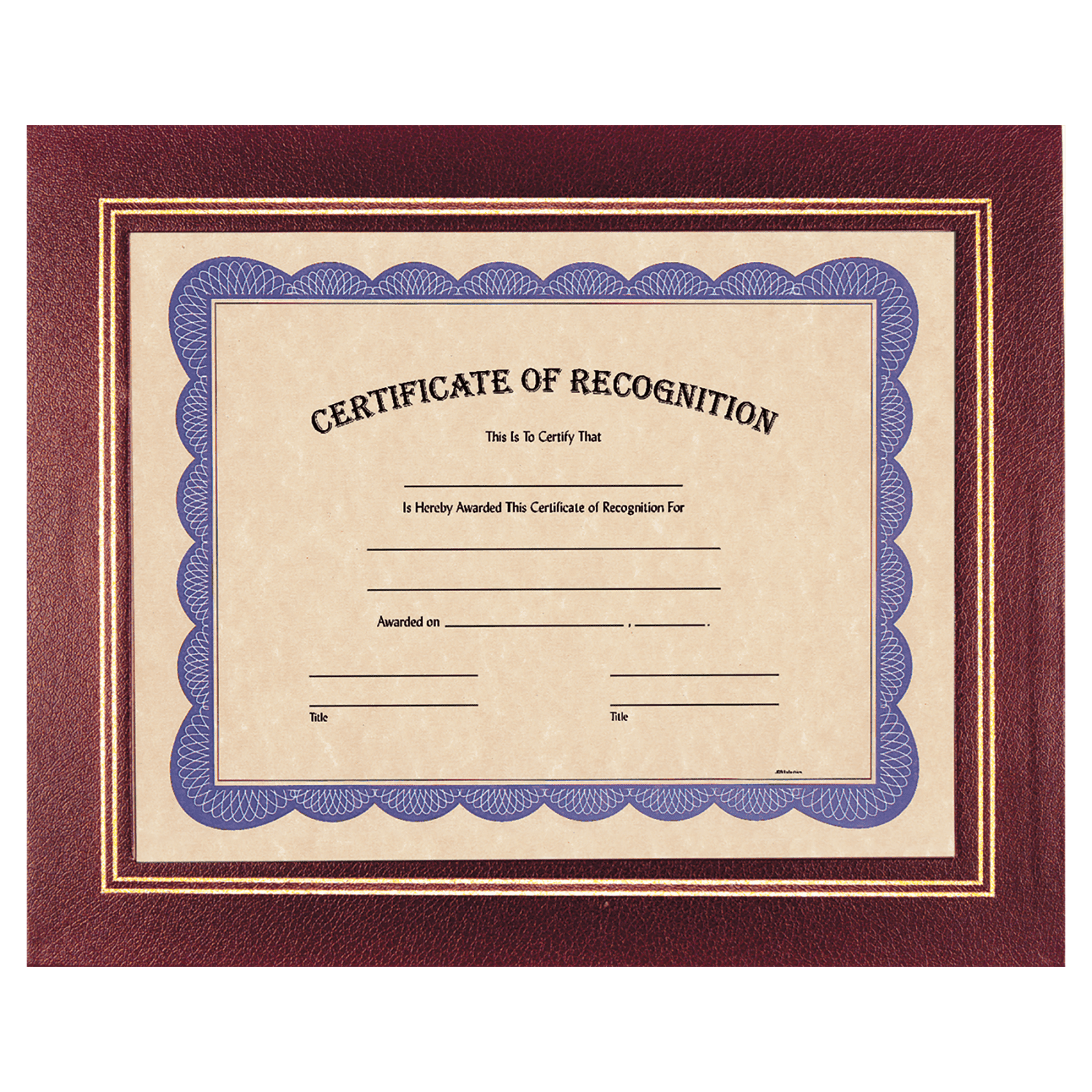Burgundy Z7 Certificate Holder