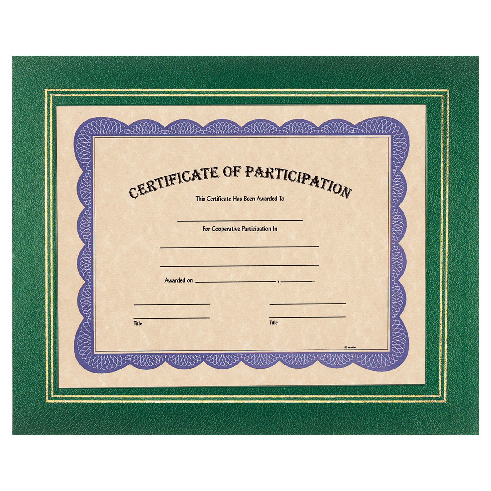 Green Z7 Certificate Holder