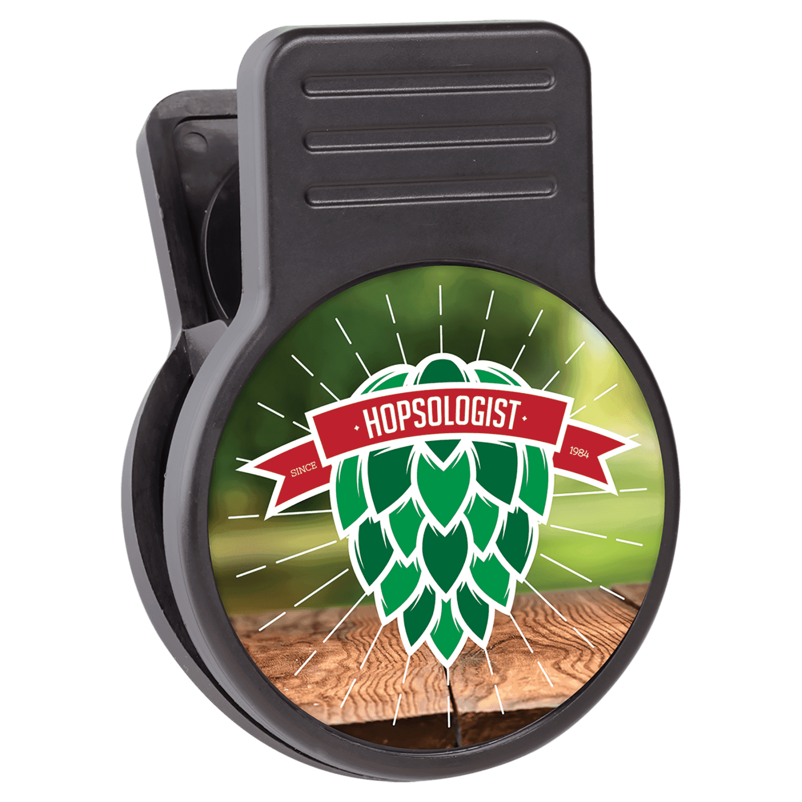 Magnetic Bag Clip with Bottle Opener and 2" Insert