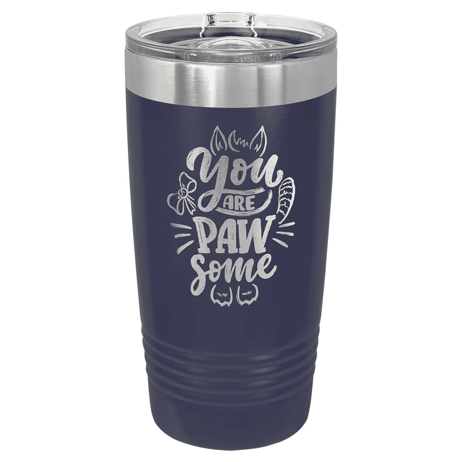 Navy Blue 20 oz. Polar Camel Ringneck Tumbler with Slider Lid