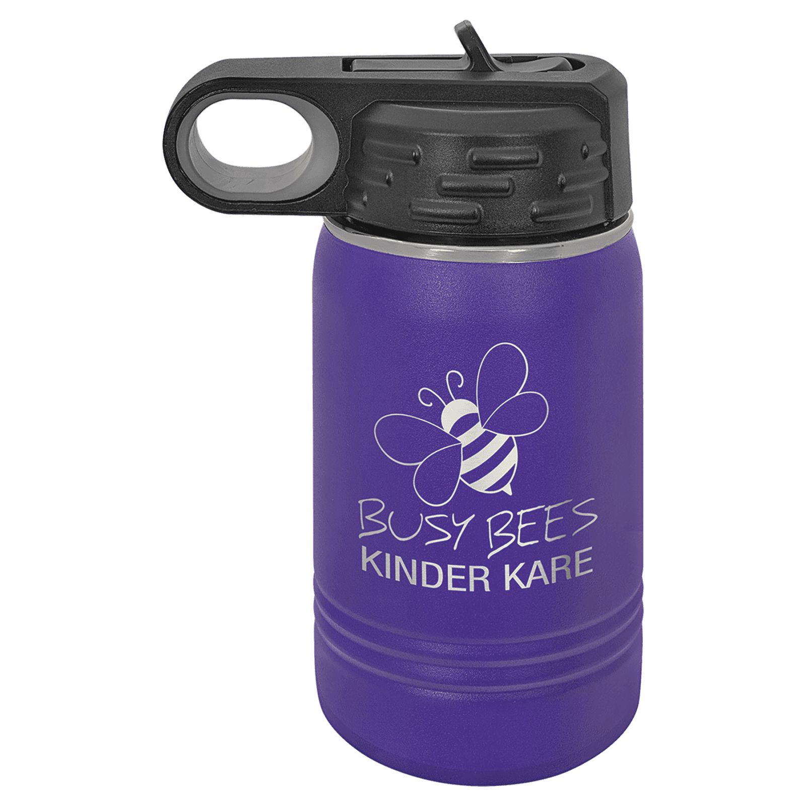 Purple 12 oz. Polar Camel Powder Coated Water Bottle