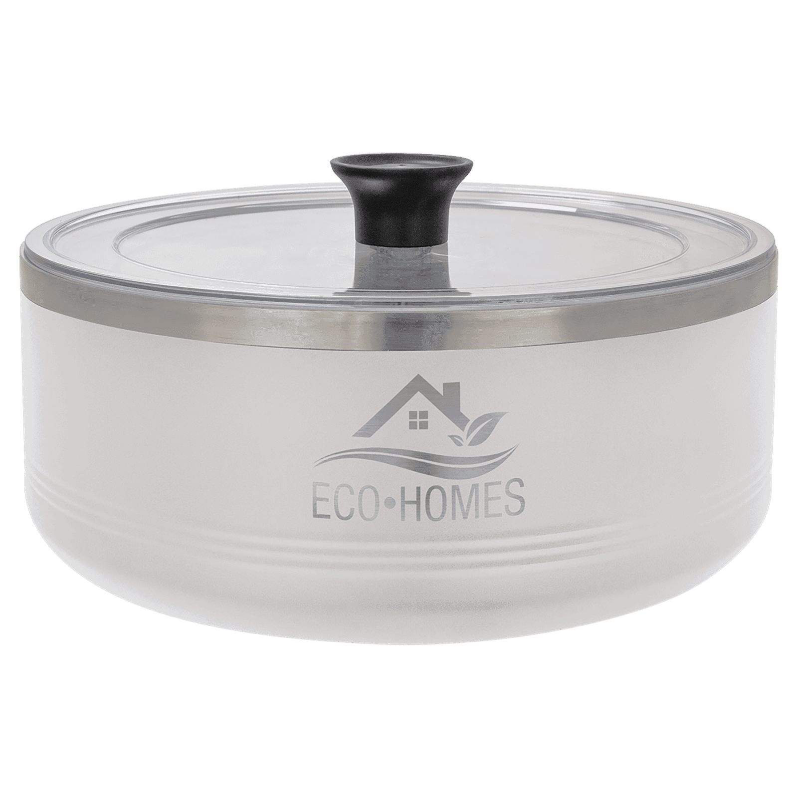 White Polar Camel 3 Quart Serving Bowl with Lid