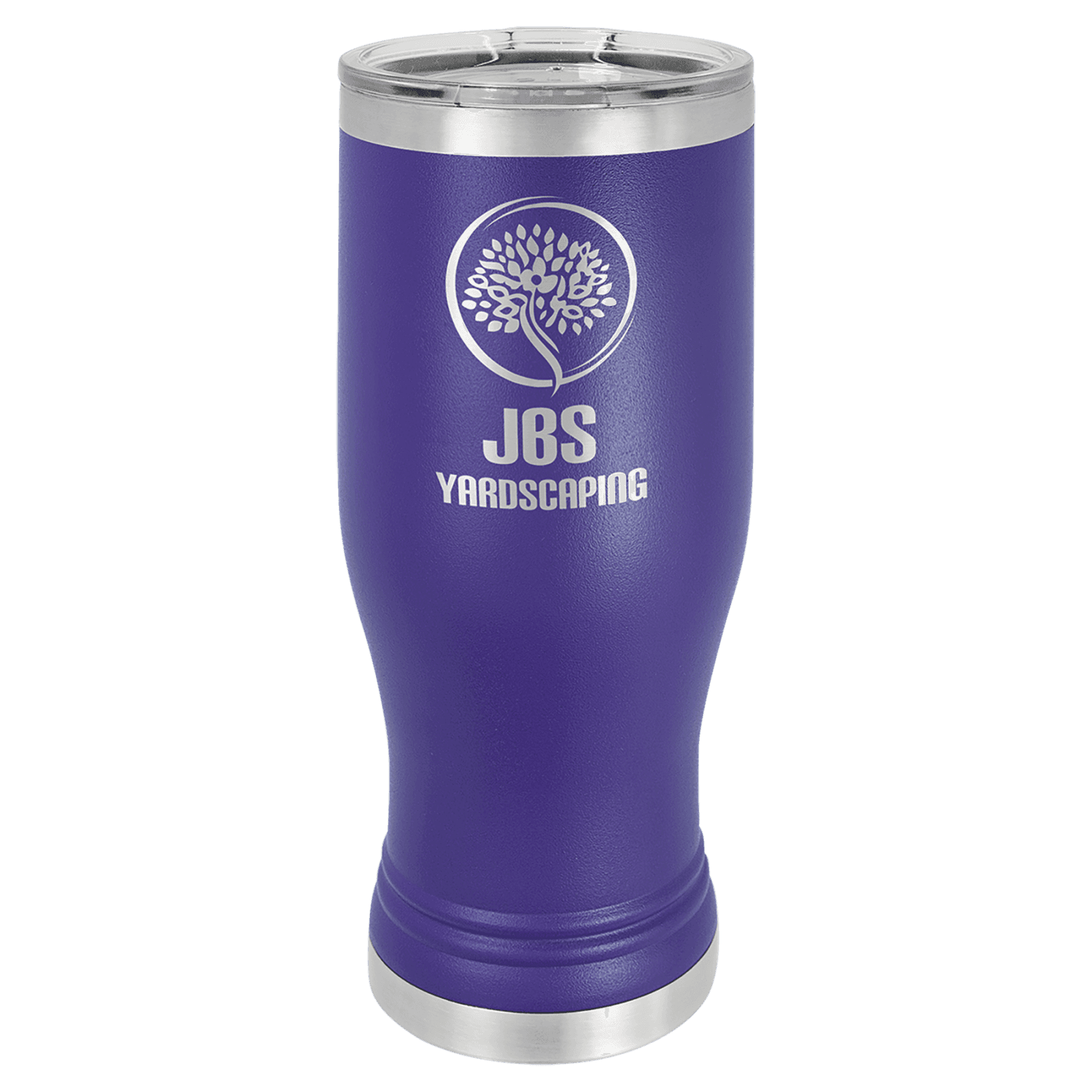 Purple 20 oz. Polar Camel Pilsner Tumbler with Clear Lid