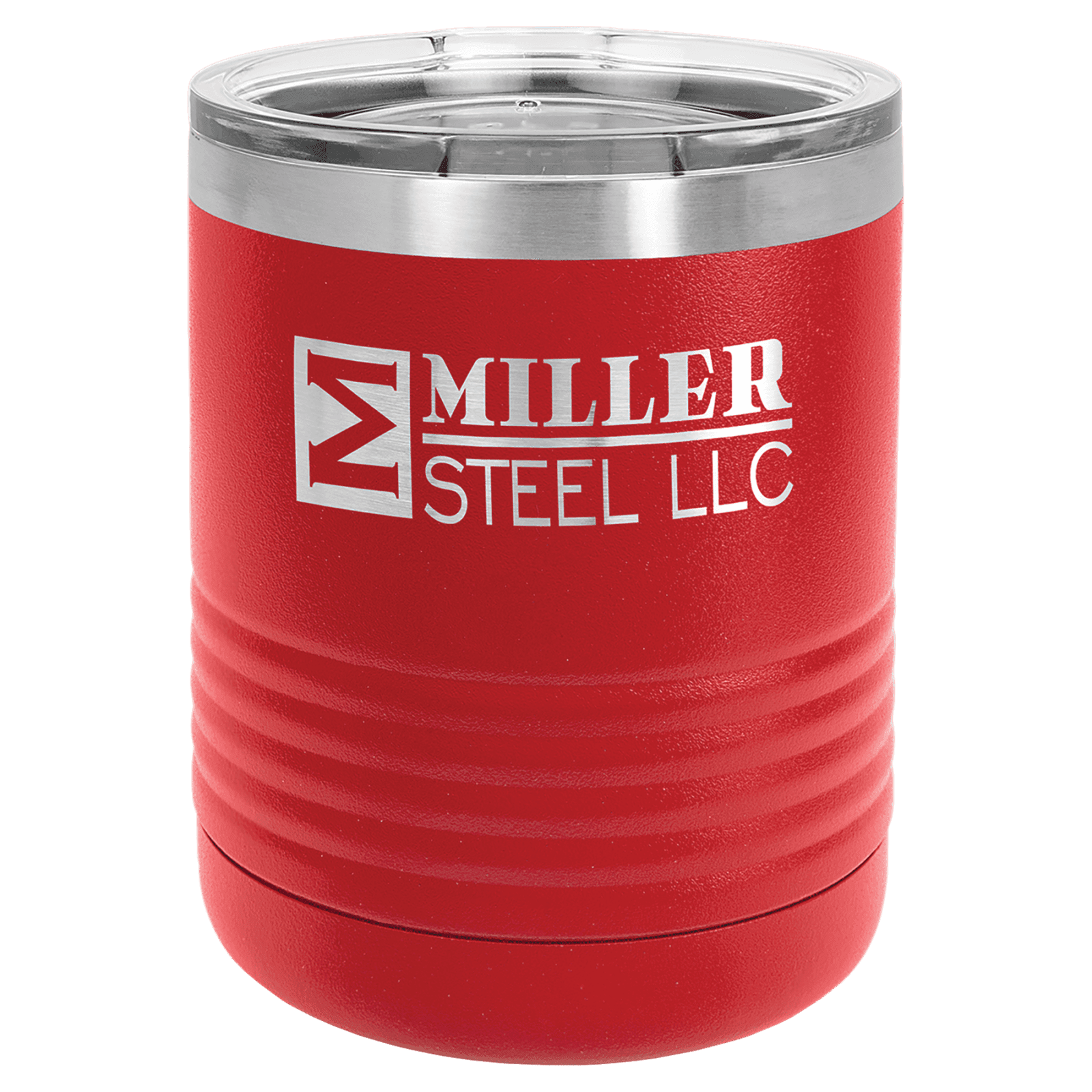 Red 10 oz. Polar Camel Tumbler with Clear Lid