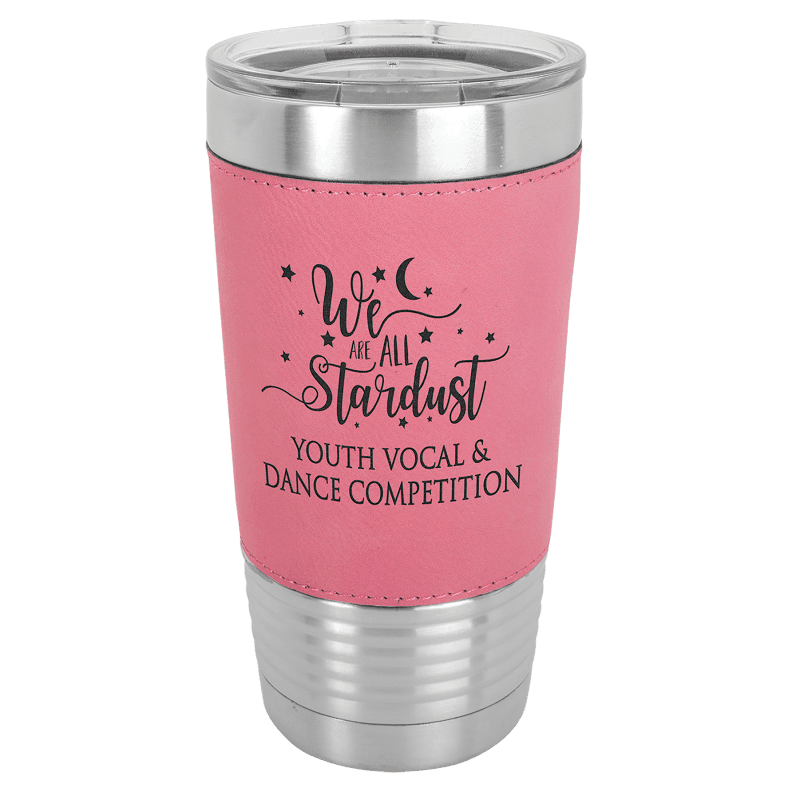 Pink 20 oz. Polar Camel Leatherette Grip Tumbler