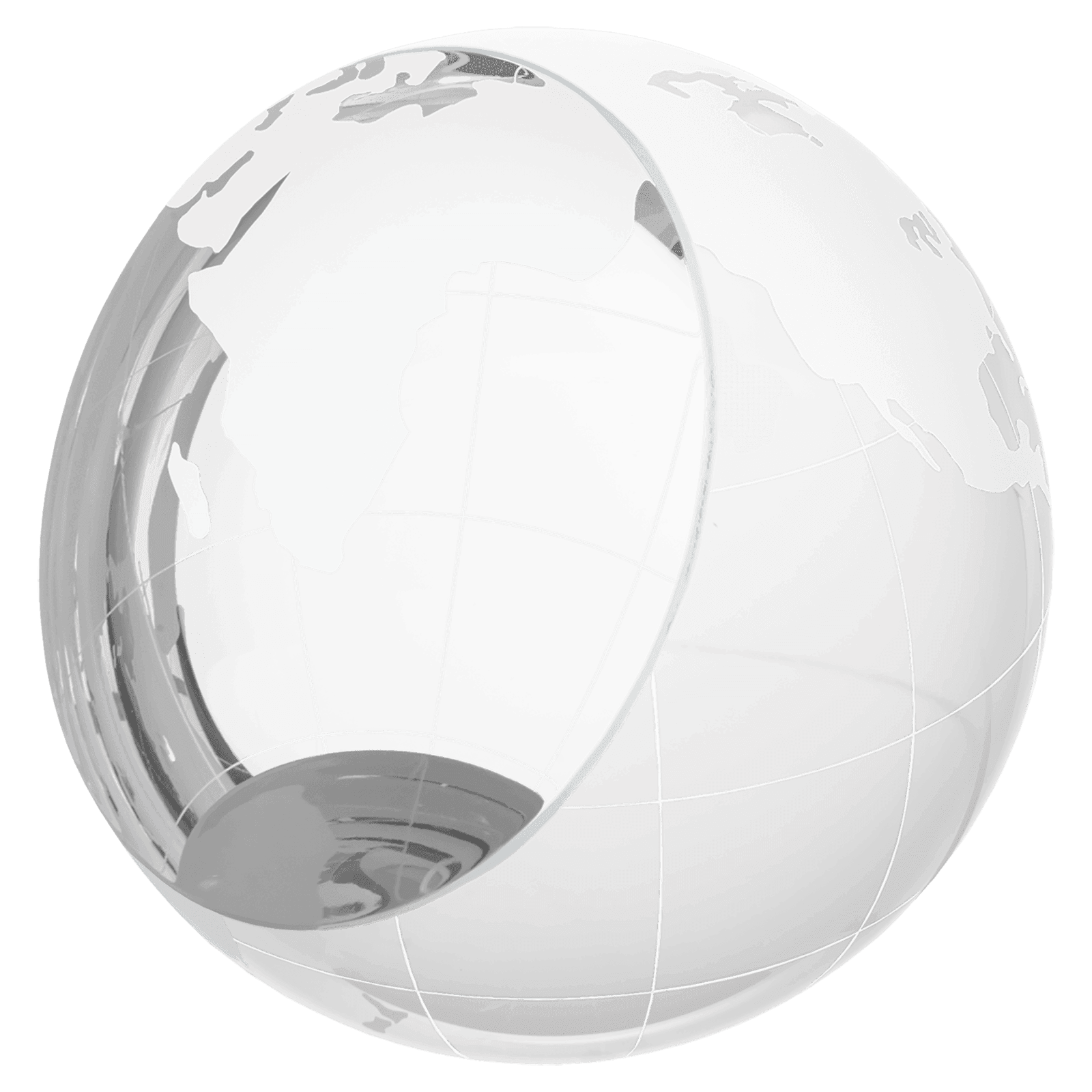 Premier Crystal Globe Paperweight