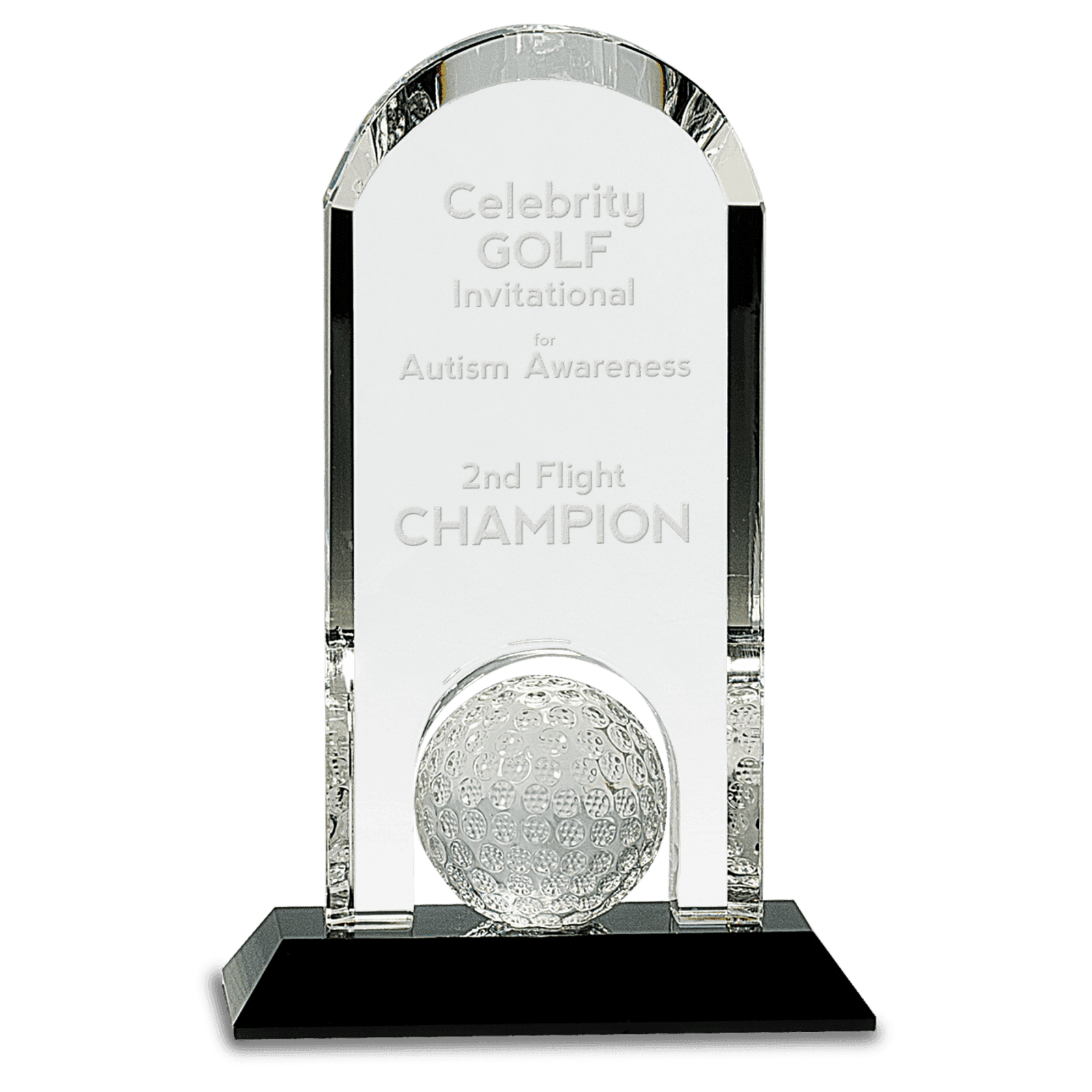 9" Crystal Golf Dome
