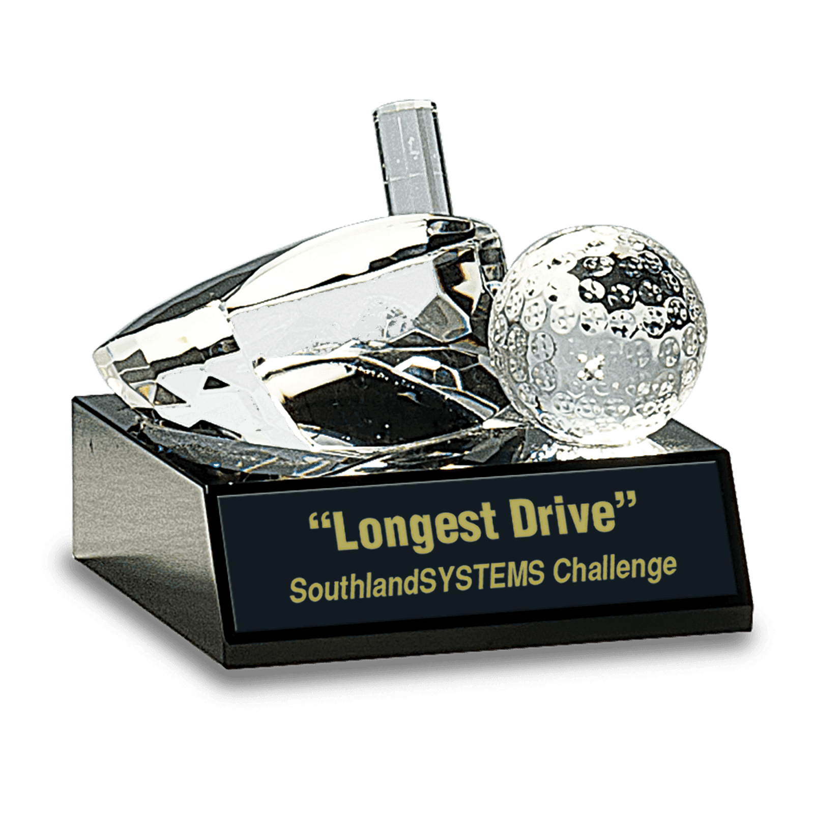 Crystal Golf Paperweight