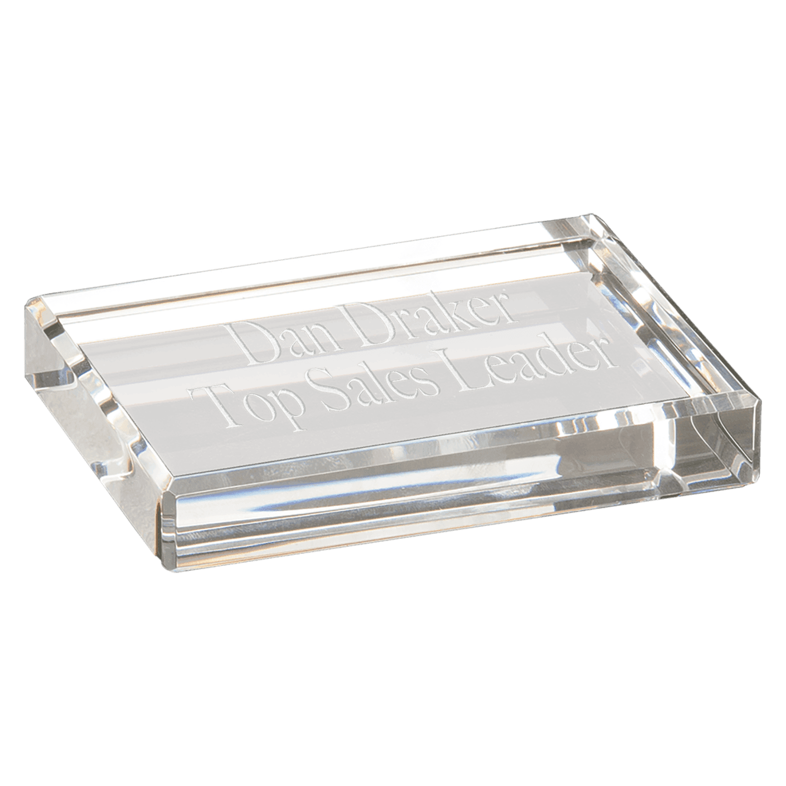 Premier Crystal Rectangle Paperweight