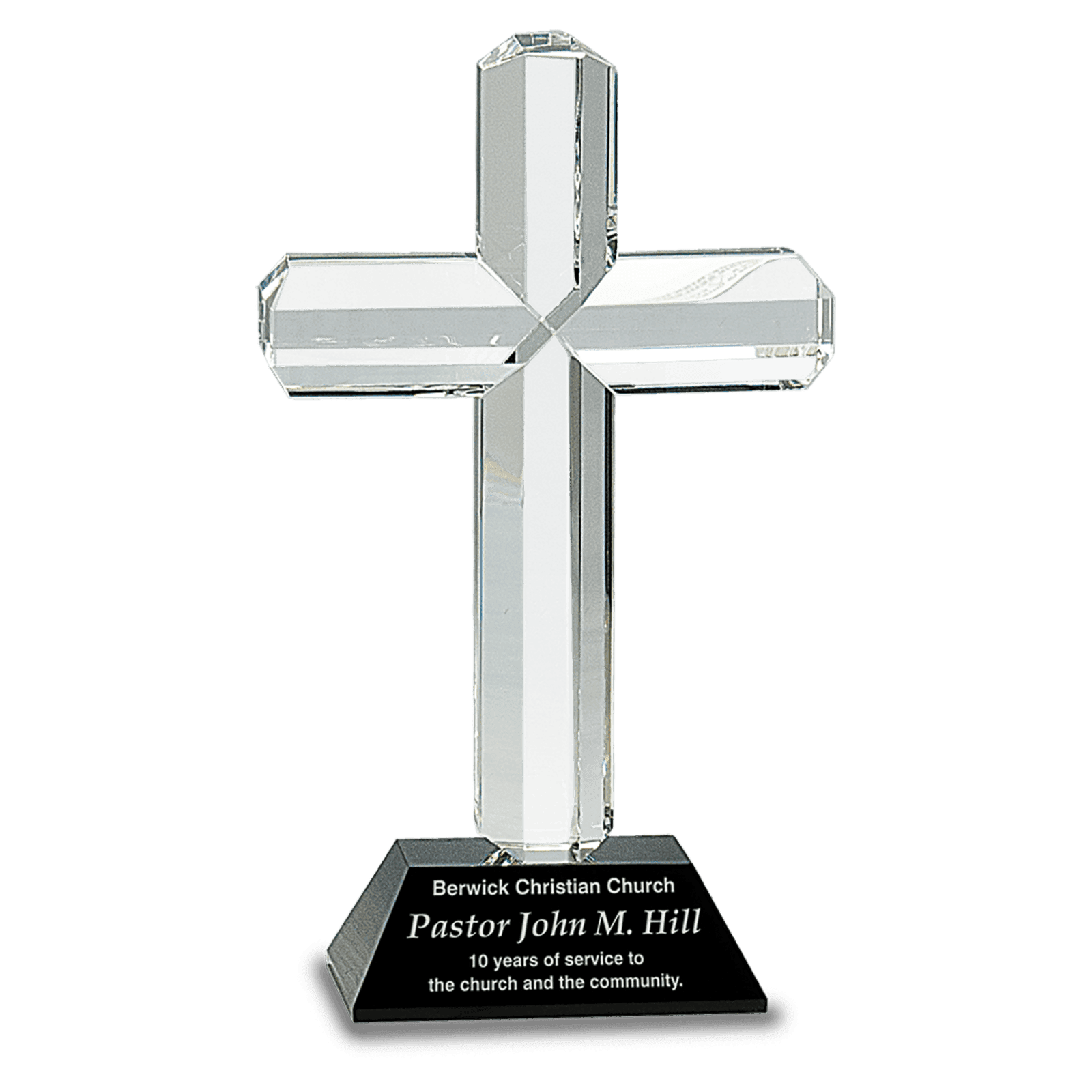Cross with Black Base