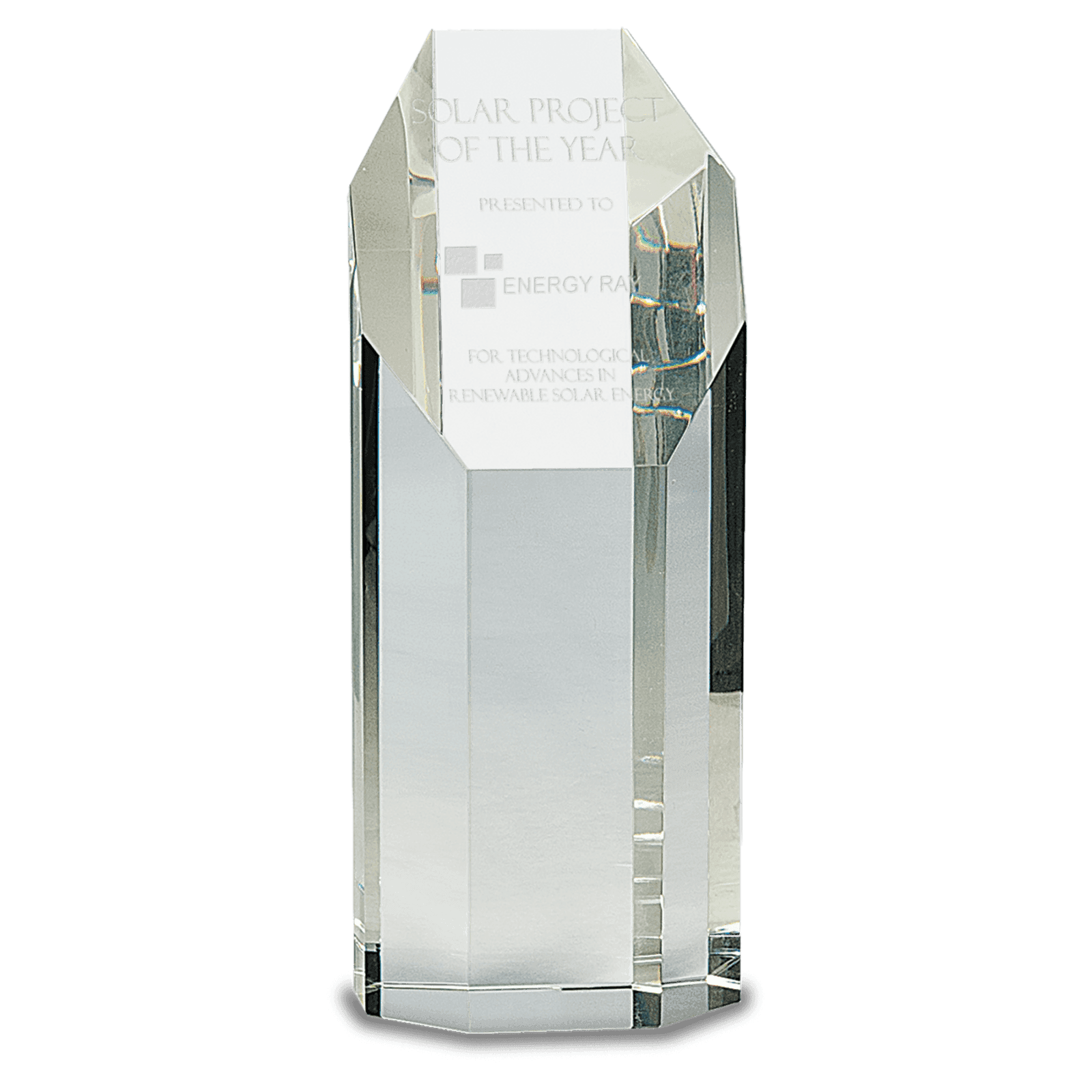 Large Crystal Octagon Tower