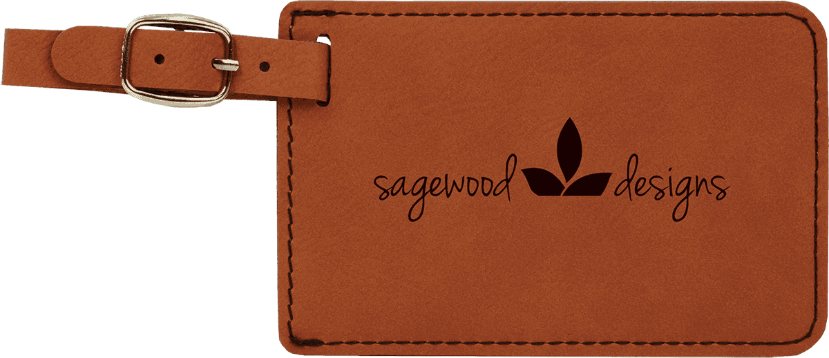 Rawhide Leatherette Luggage Tag