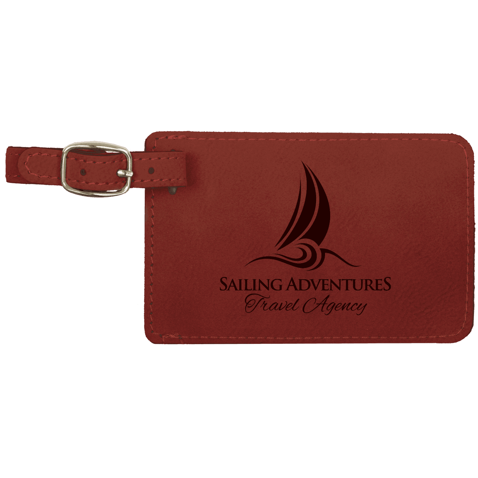Rose' Leatherette Luggage Tag
