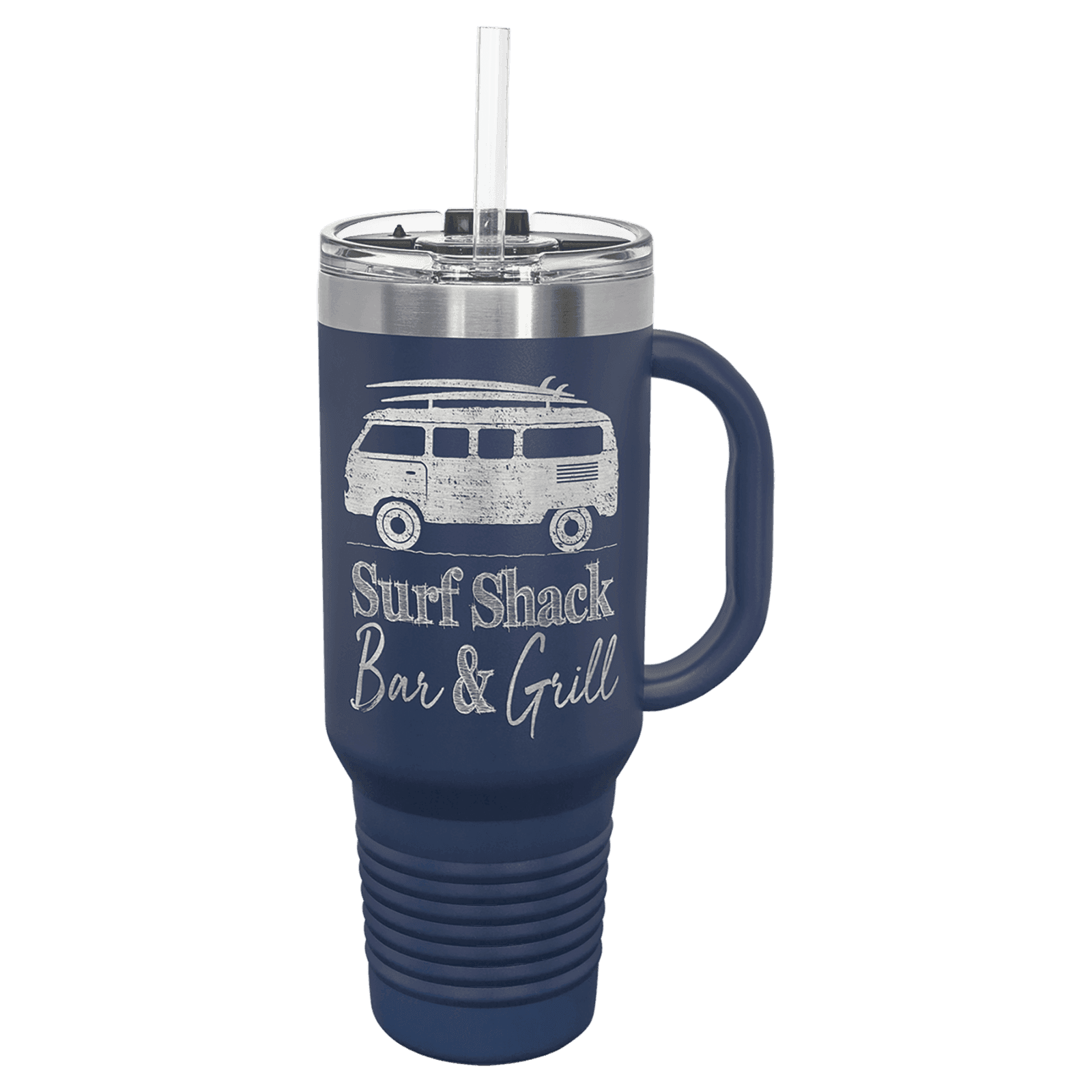 Navy Blue Polar Camel 40 oz. Travel Mug with Straw and Snap Lid