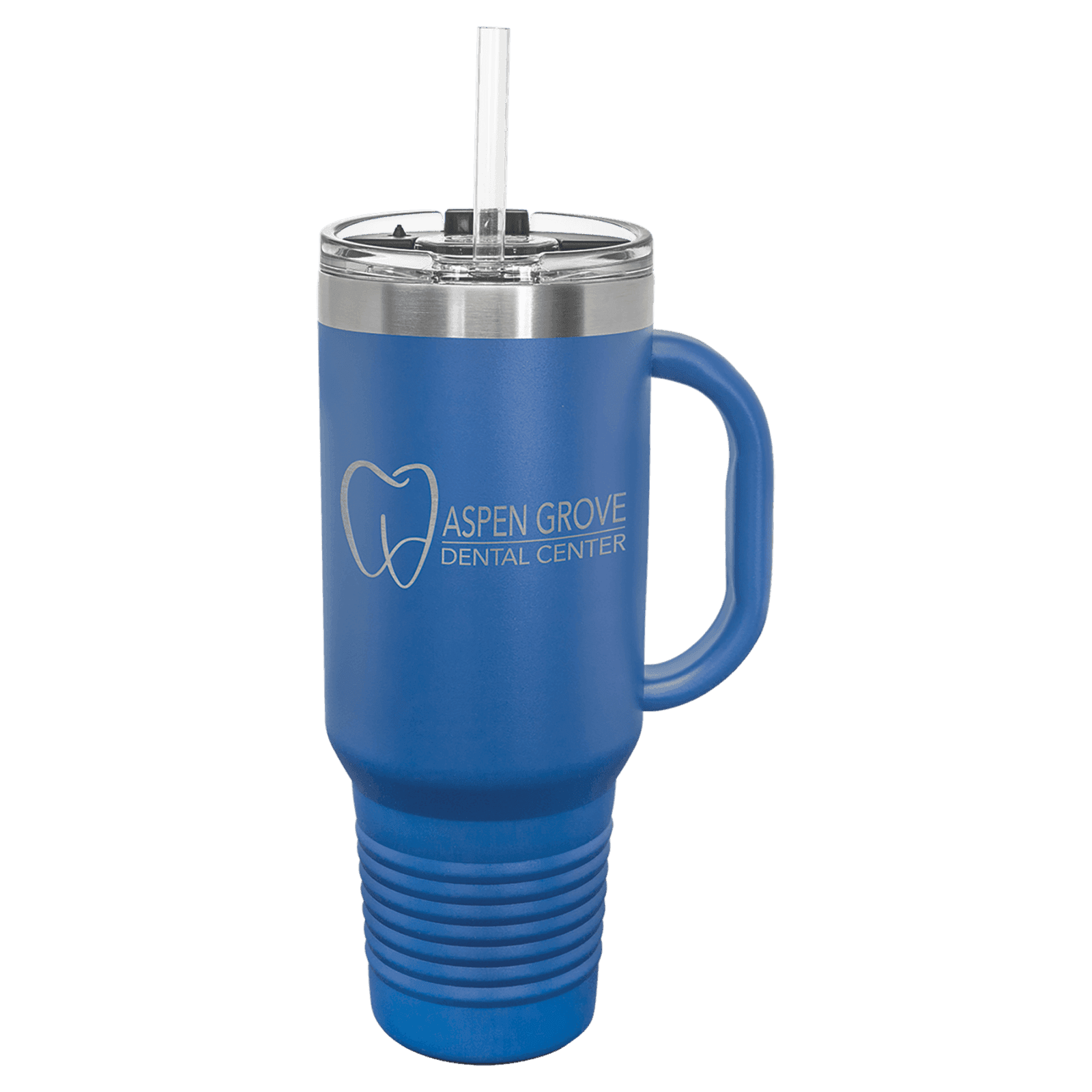 Royal Blue Polar Camel 40 oz. Travel Mug with Straw and Snap Lid