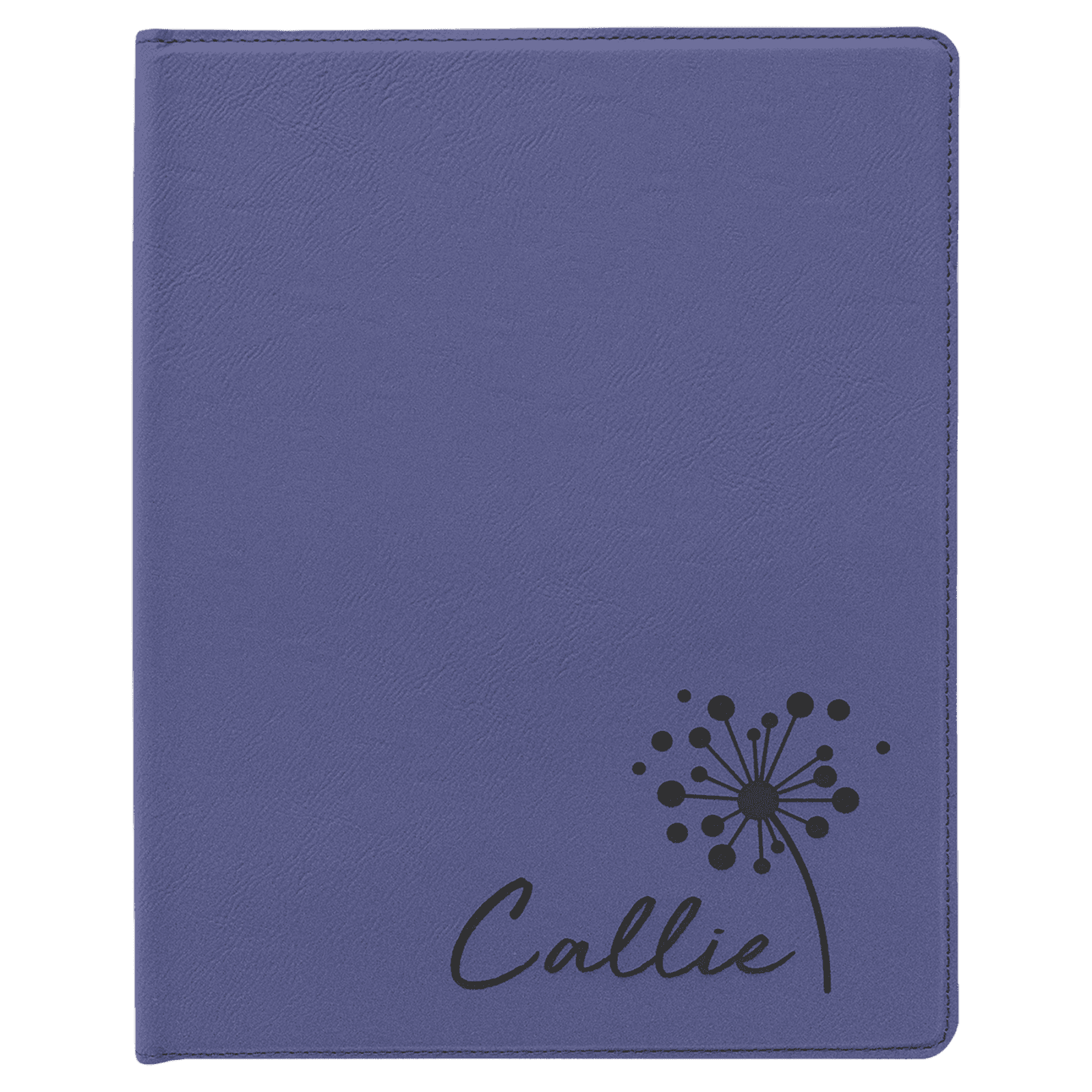 Purple Leatherette Portfolio