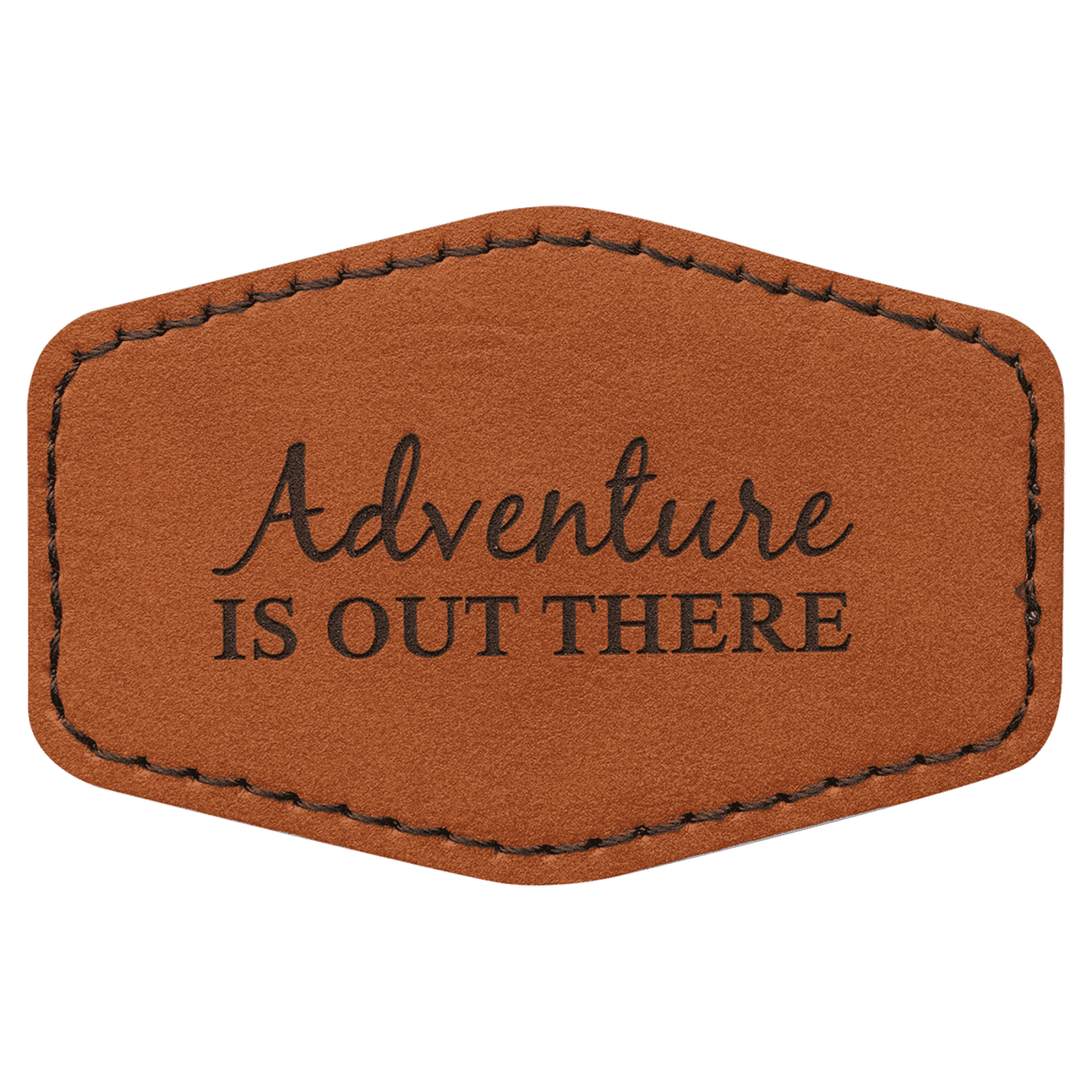 Rawhide Leatherette Hex Patch