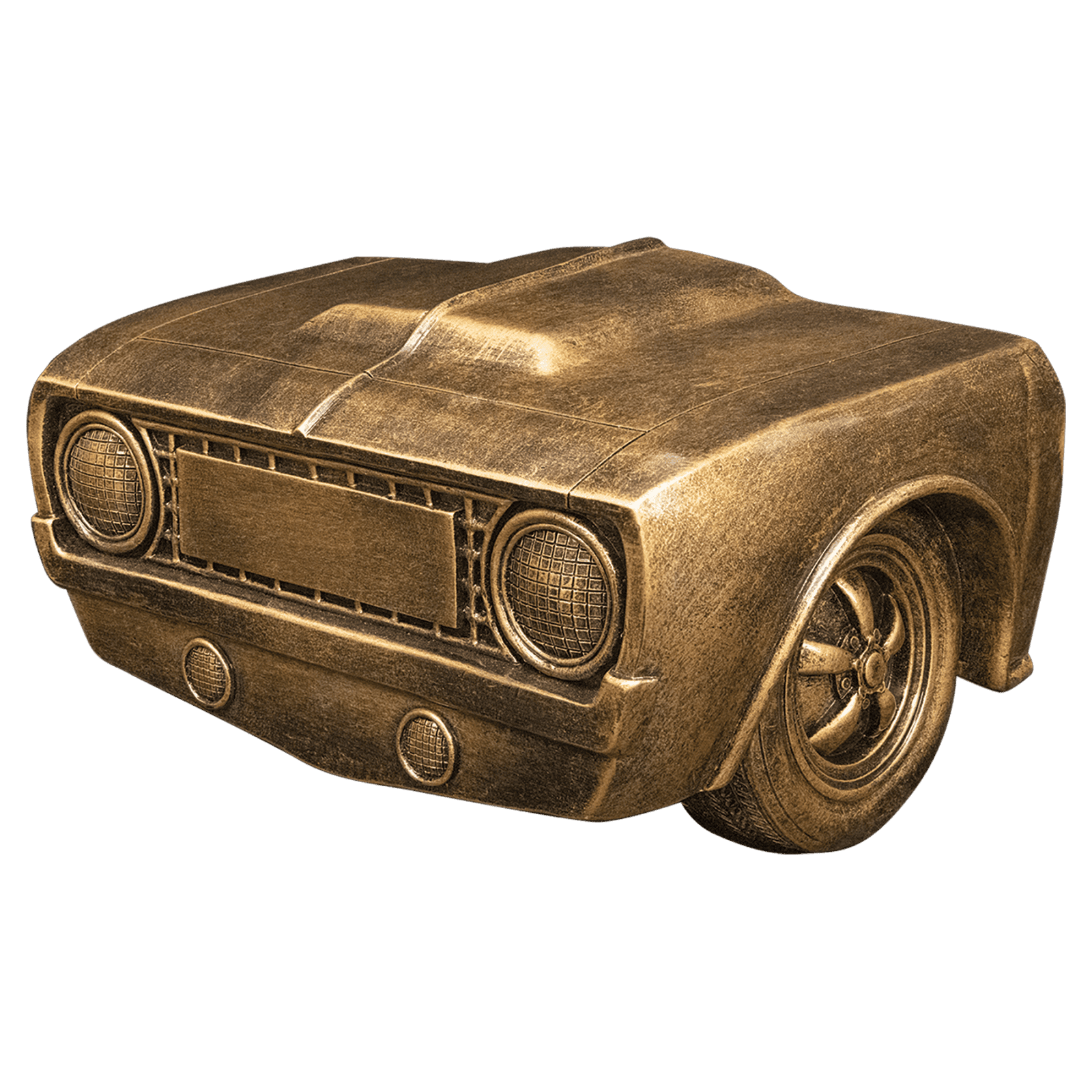Antique Gold Car Grill Resin