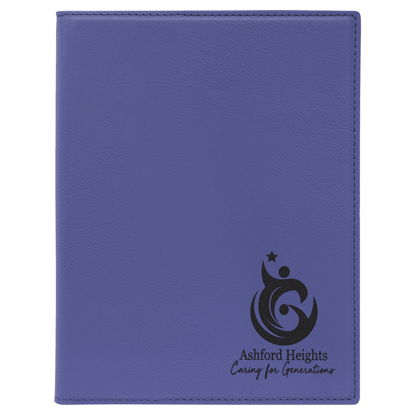 Purple Leatherette Portfolio