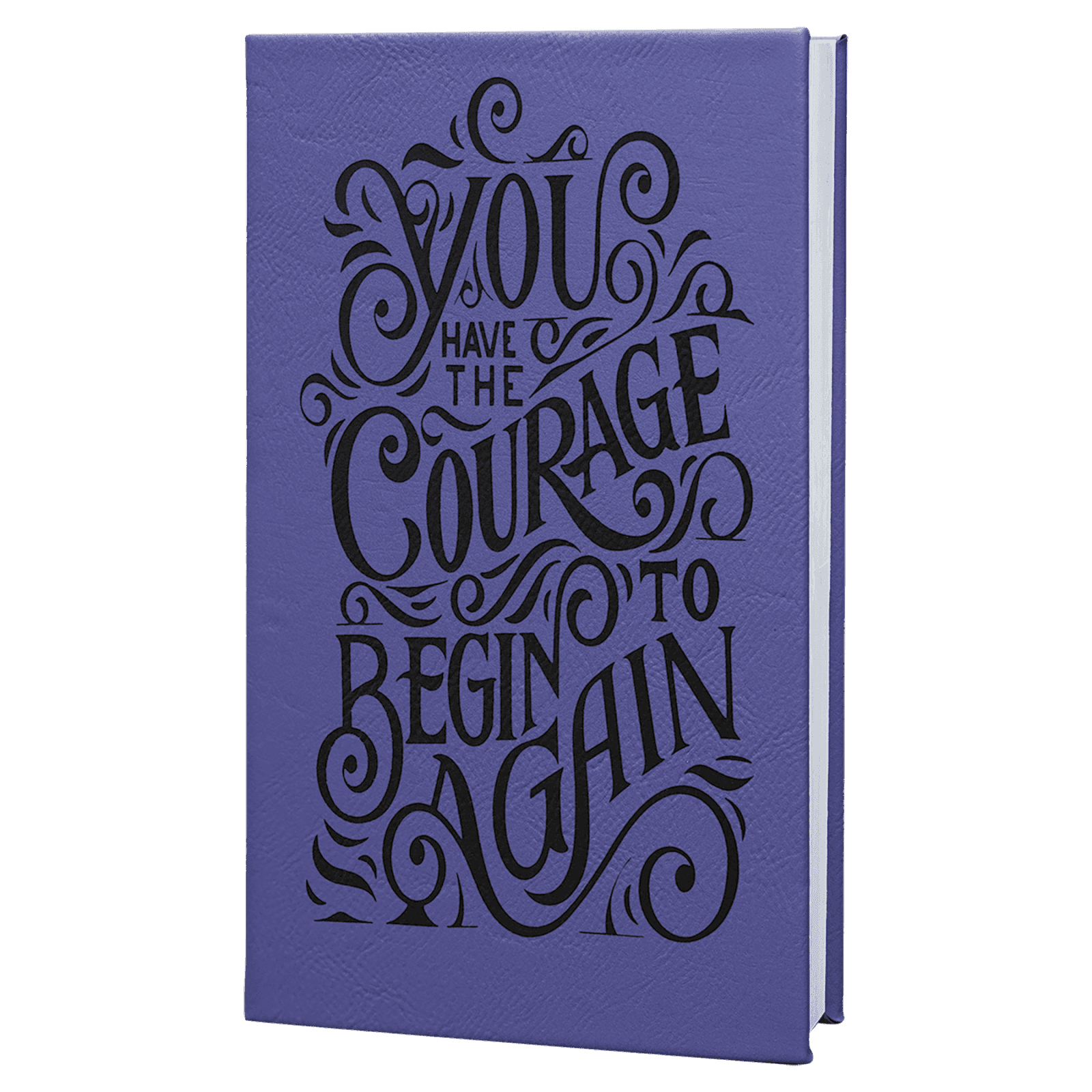 Purple Leatherette Journal