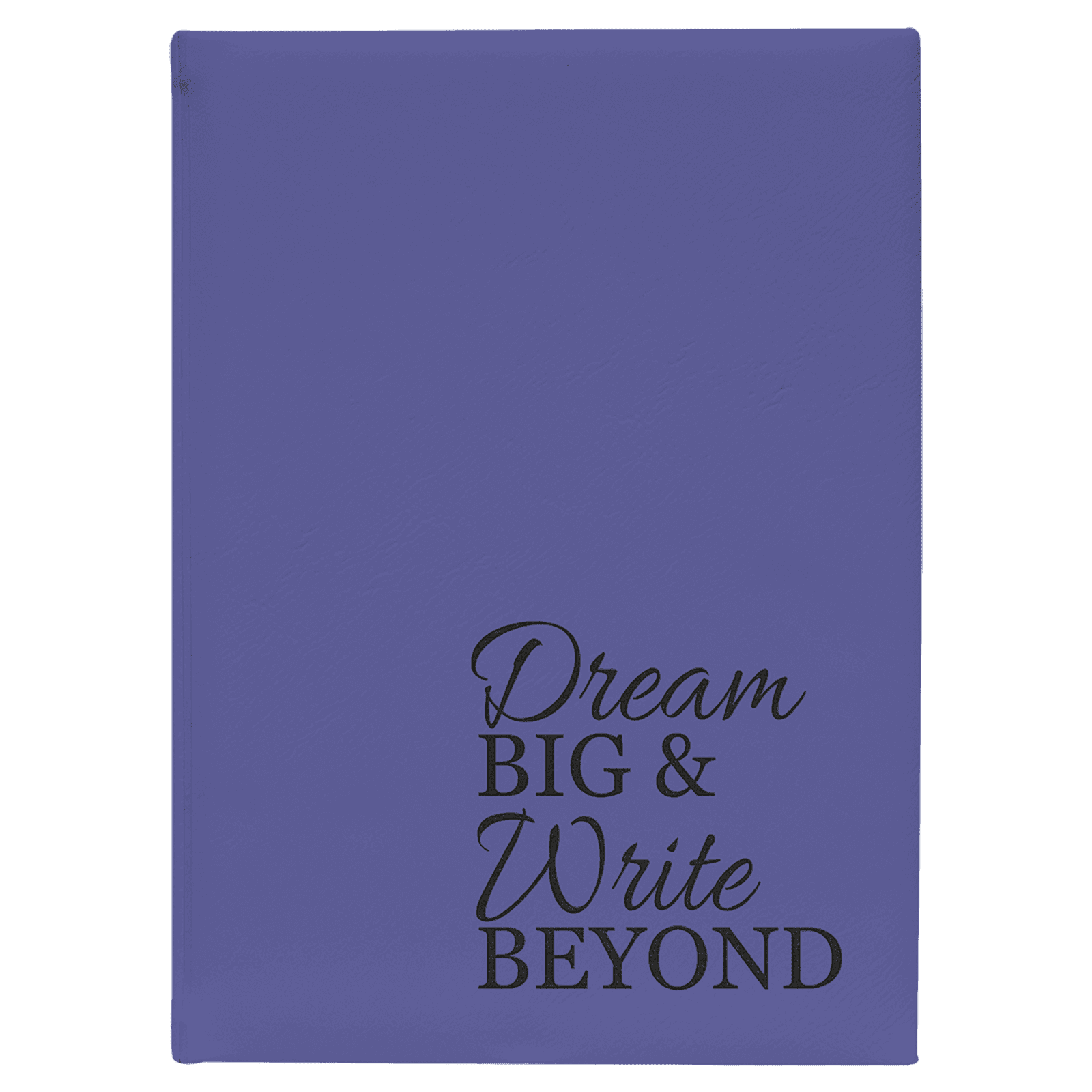 Purple Leatherette Journal