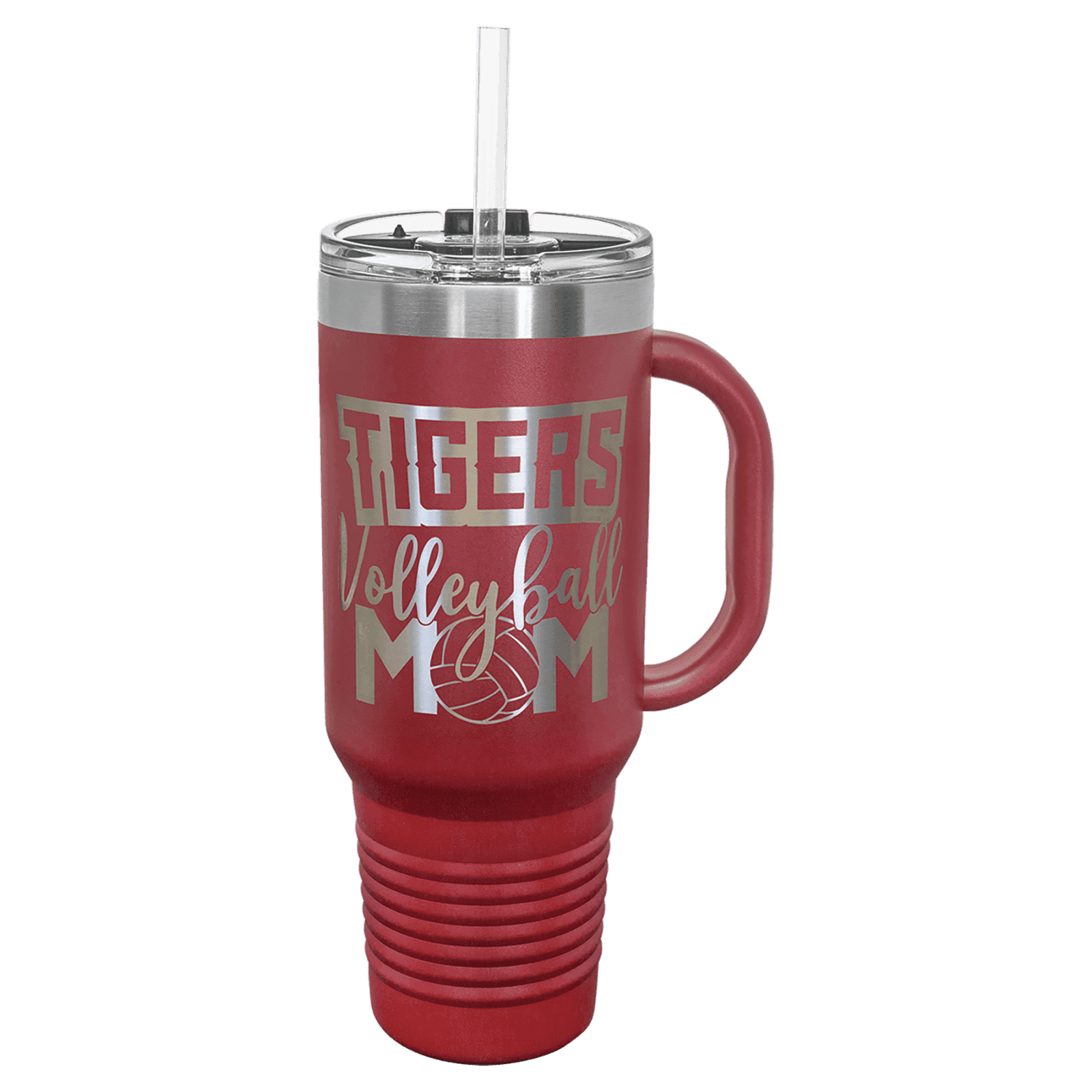 Maroon Polar Camel 40 oz. Travel Mug with Straw and Snap Lid