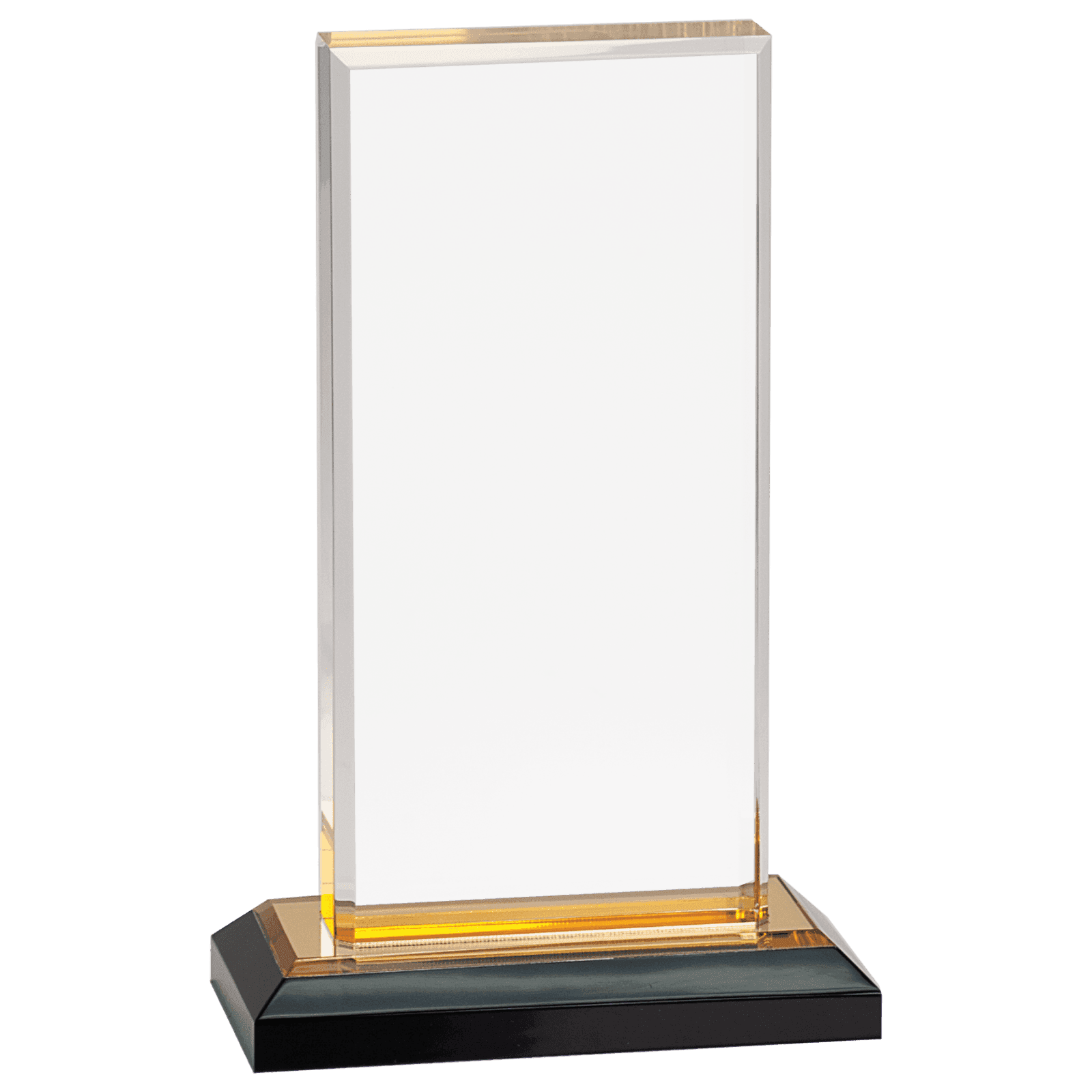 8" Gold Beveled Impress Acrylic with Base