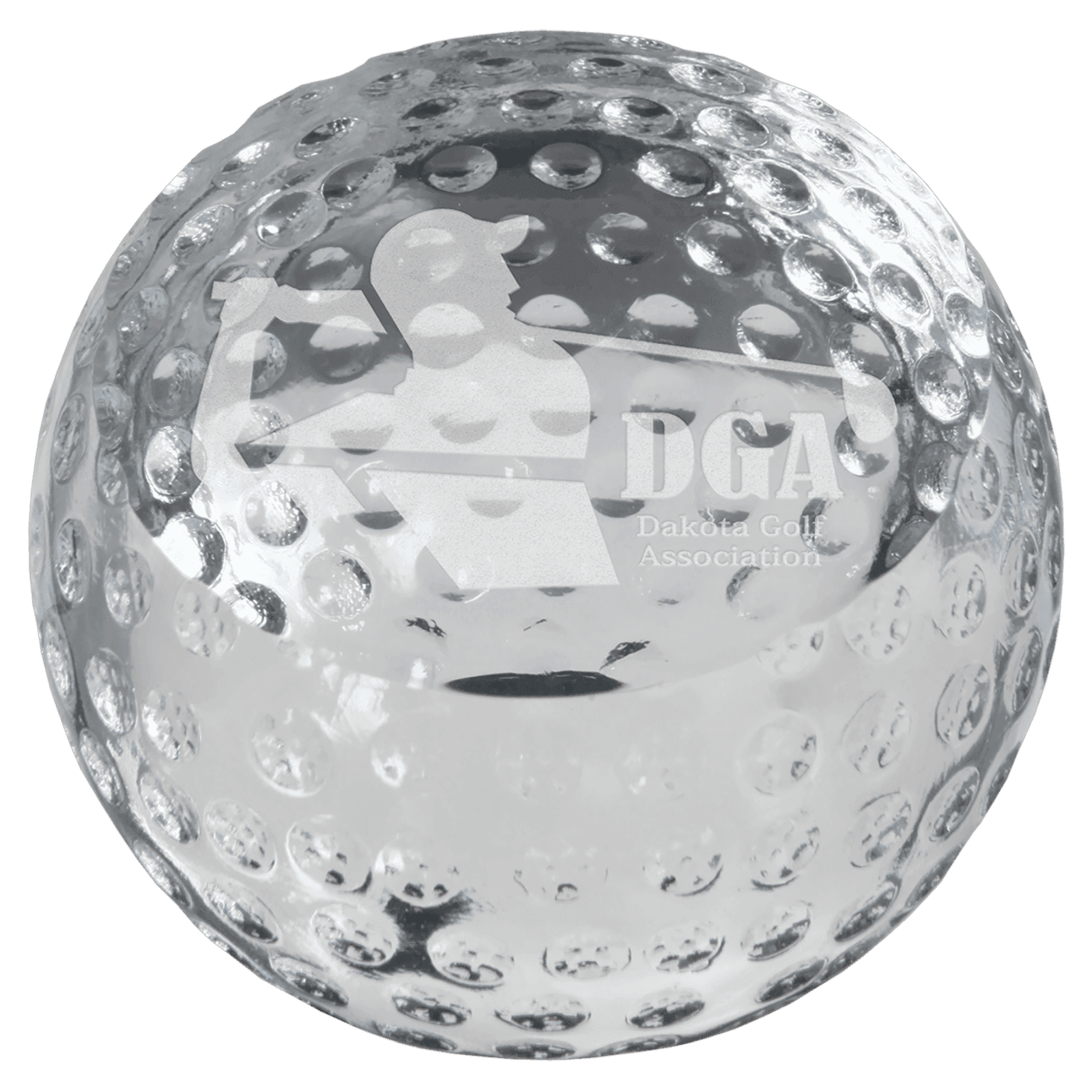 Premier Crystal Golf Ball Paperweight