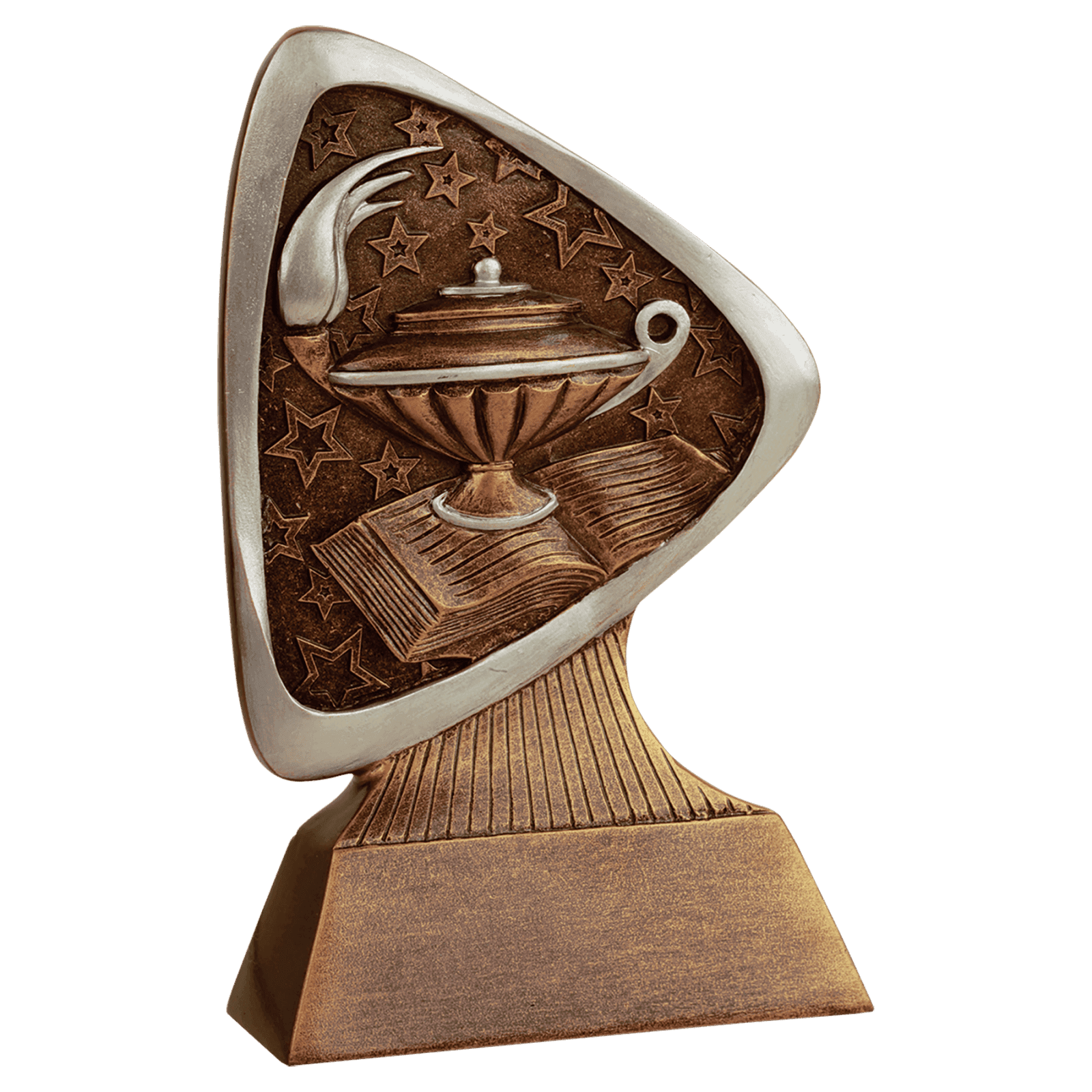 Lamp of Knowledge Triad Resin-5 1/2"