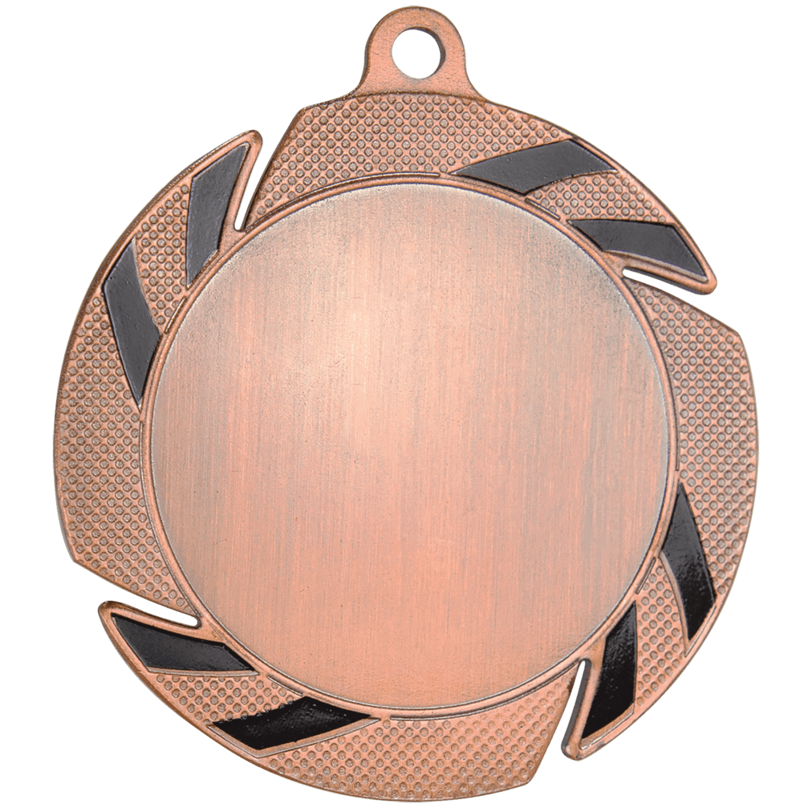 2" Insert Holder Medal-Bronze/Black (Insert Not Included)