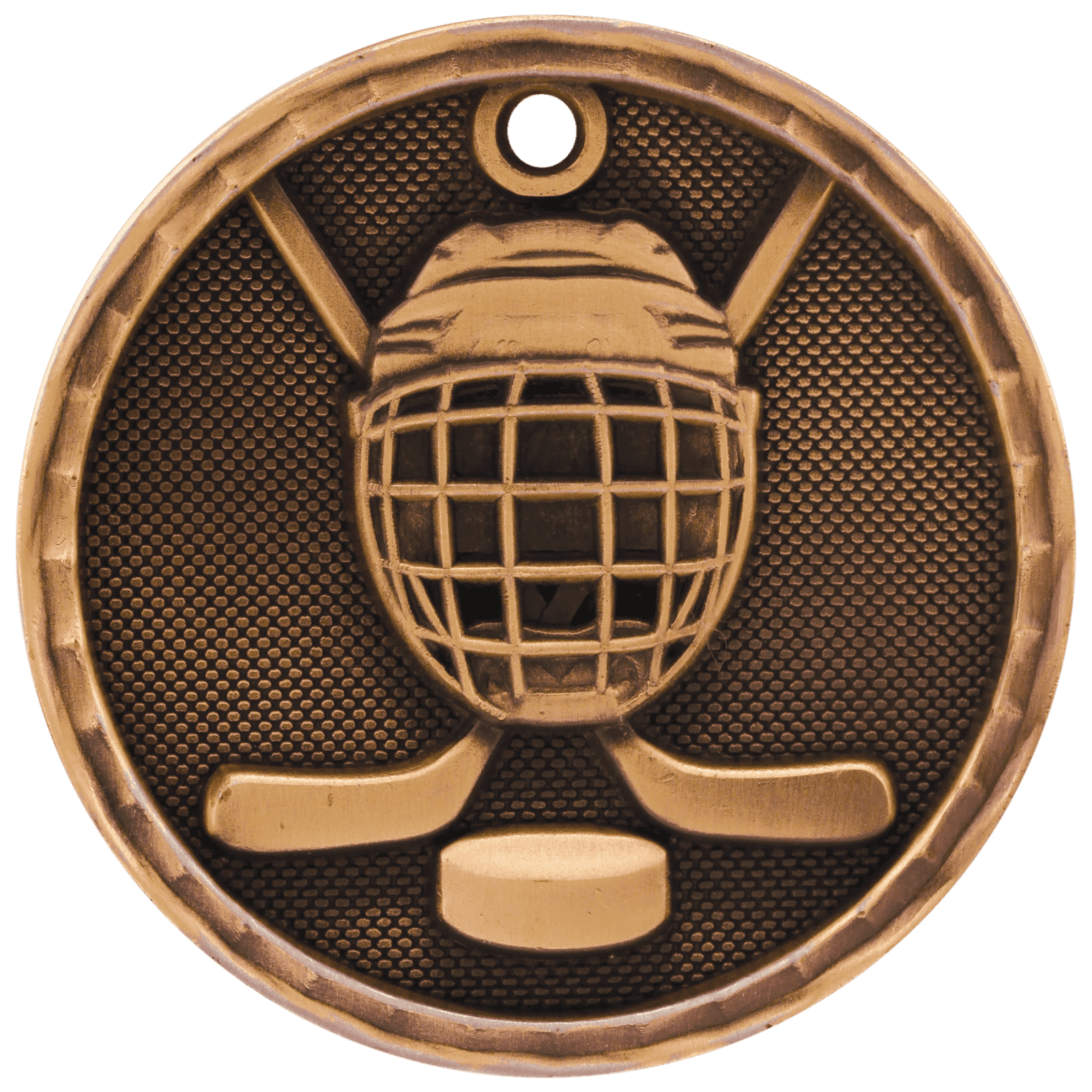Hockey 3-D Medal-Bronze