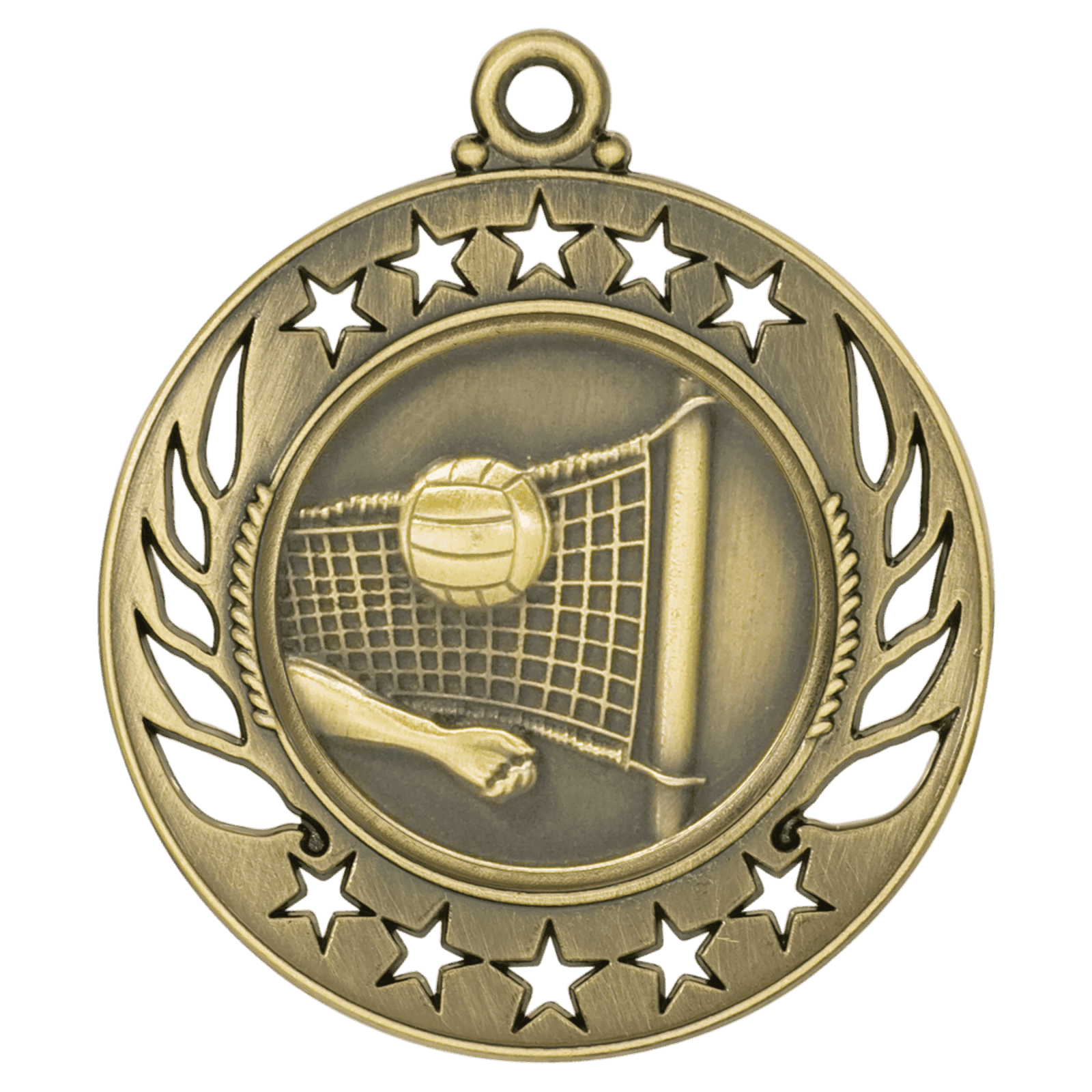 Volleyball Galaxy Medal-Gold