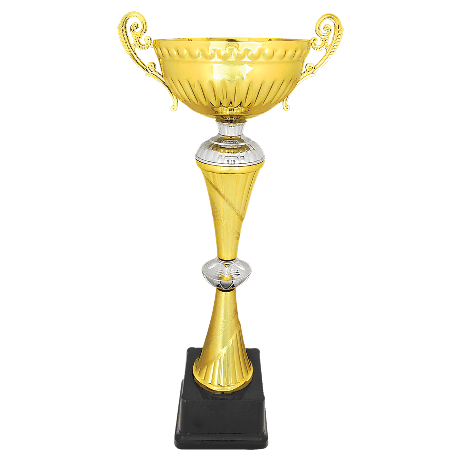 Gold/Silver Metal Cup-18 3/4"
