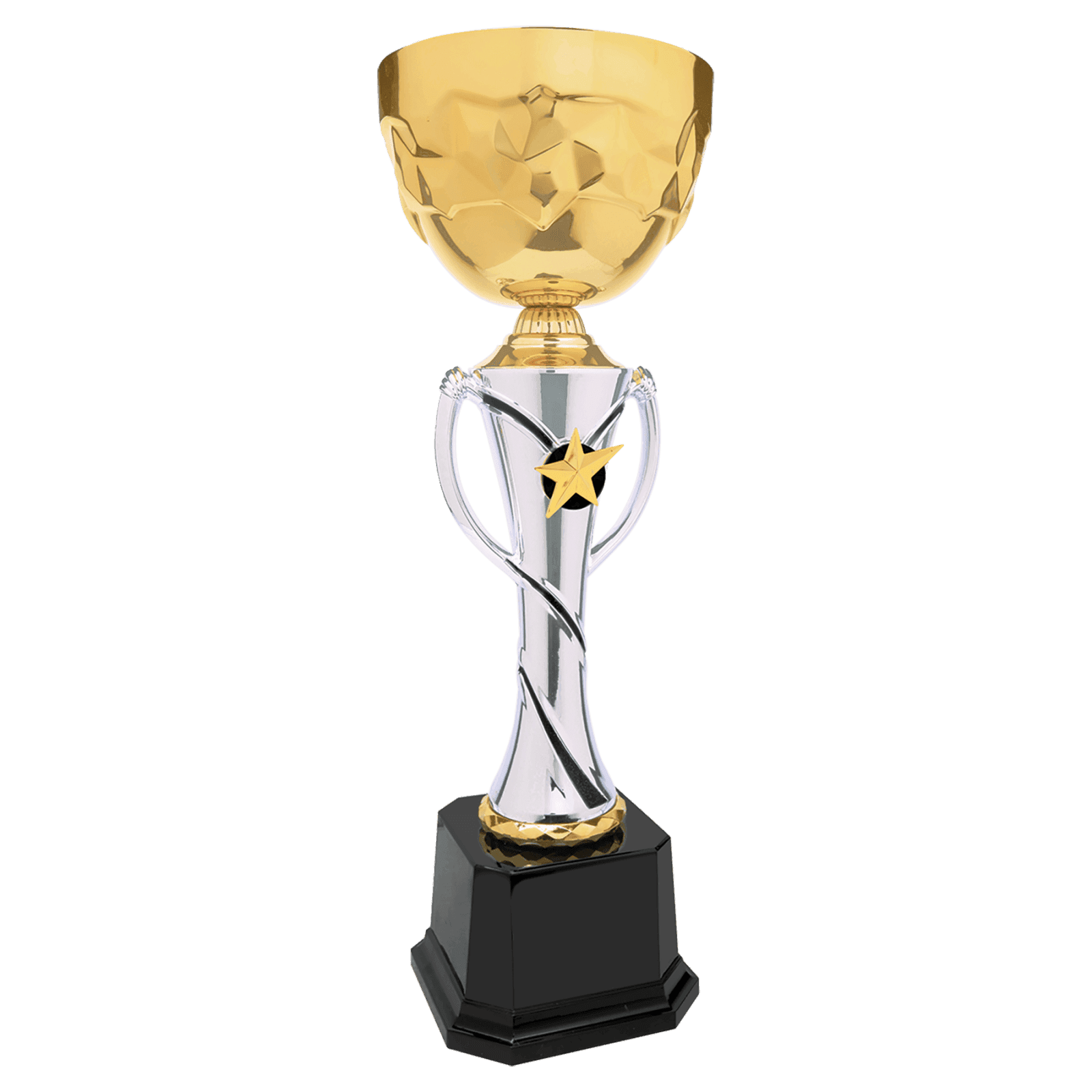 Gold/Silver Metal Cup-17 3/4"