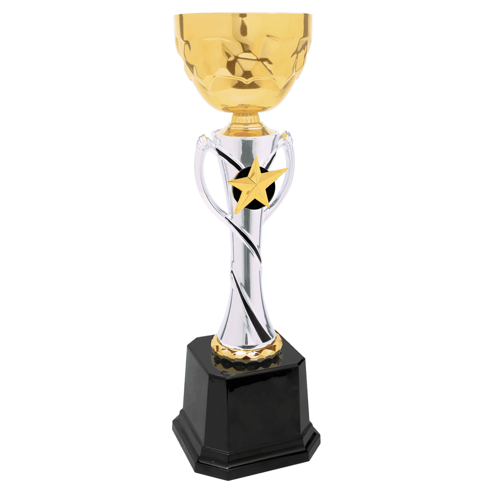 Gold/Silver Metal Cup-12 3/4"
