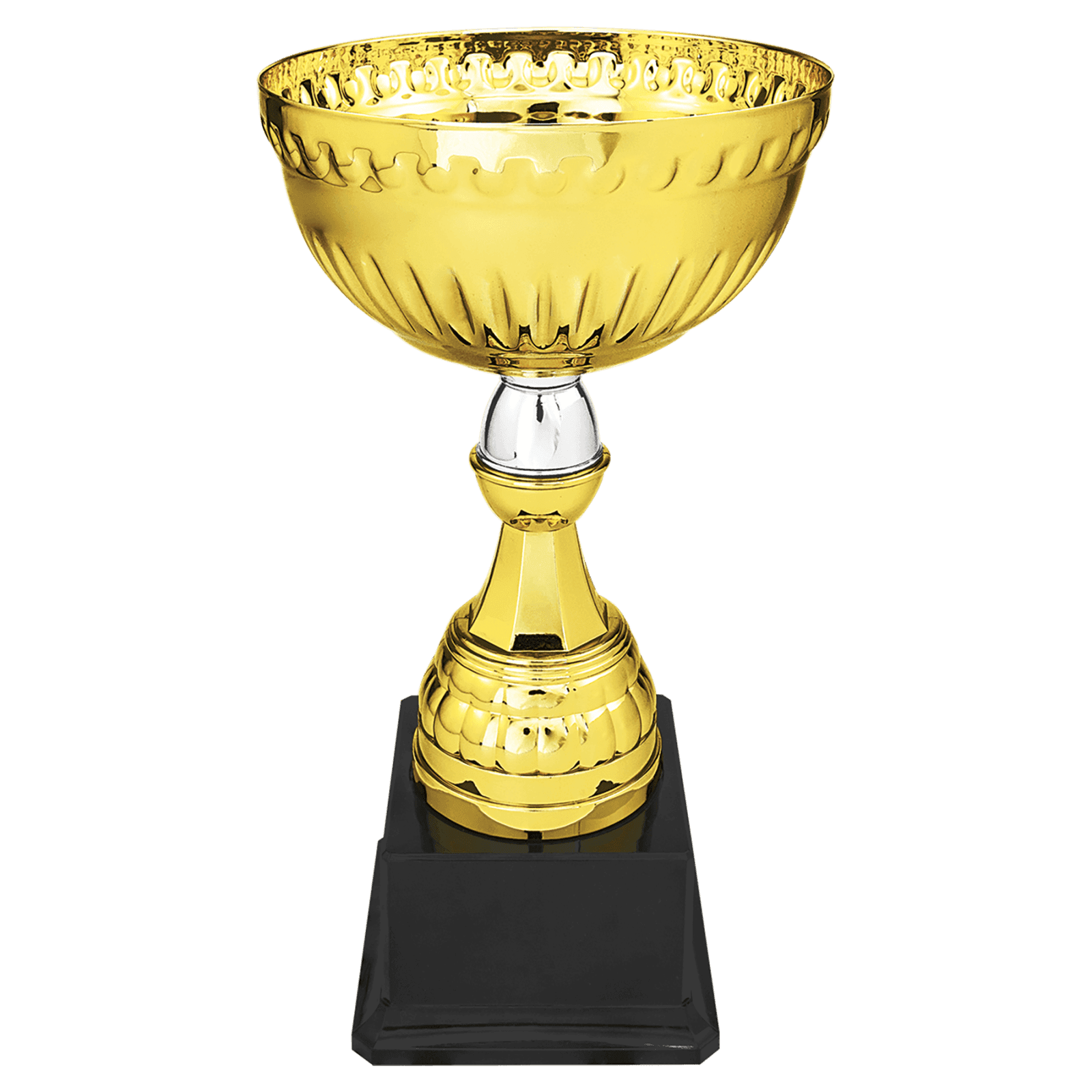 Gold/Silver Metal Cup-10 1/4"